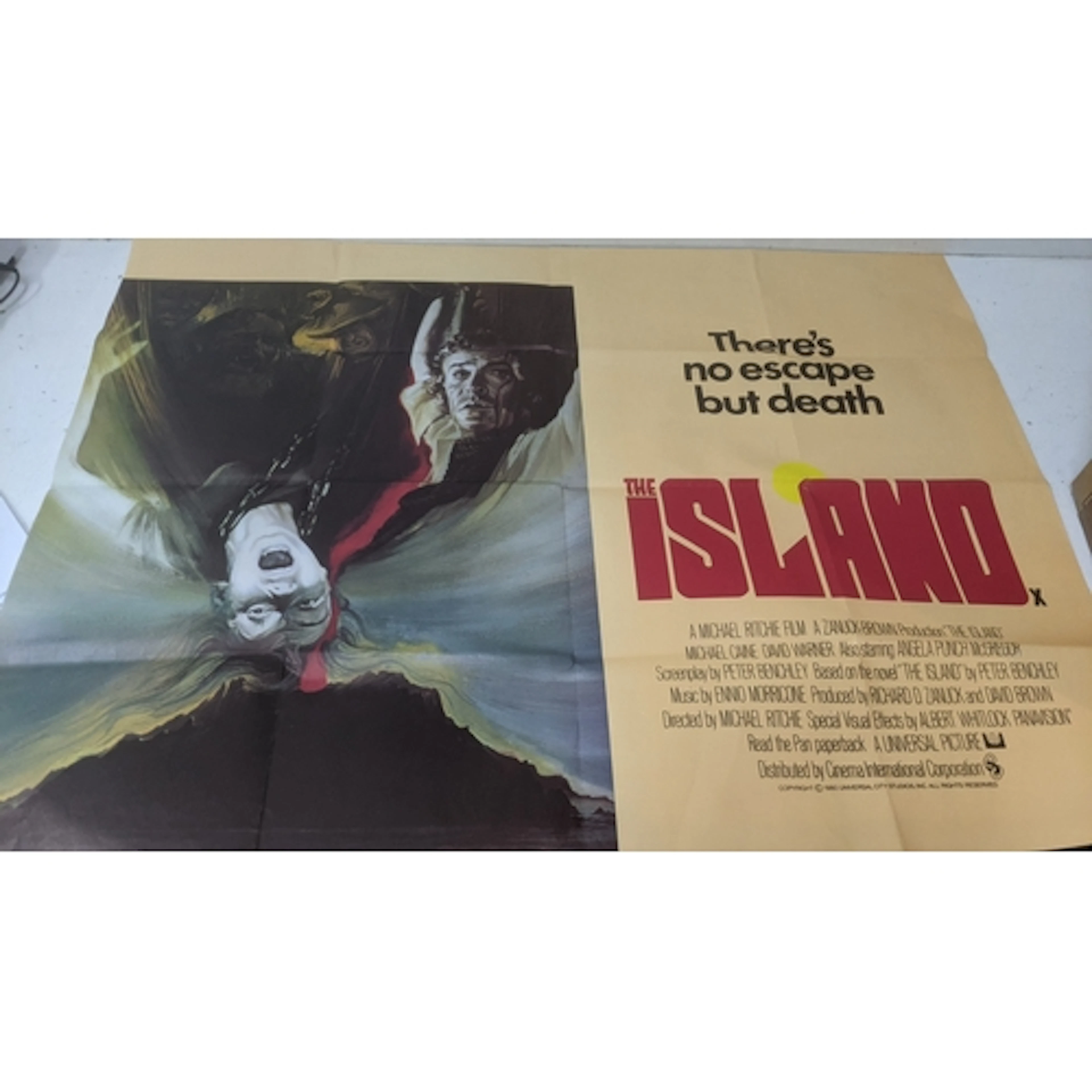 Film posters, 10 x original UK quad folded cinema posters, i...