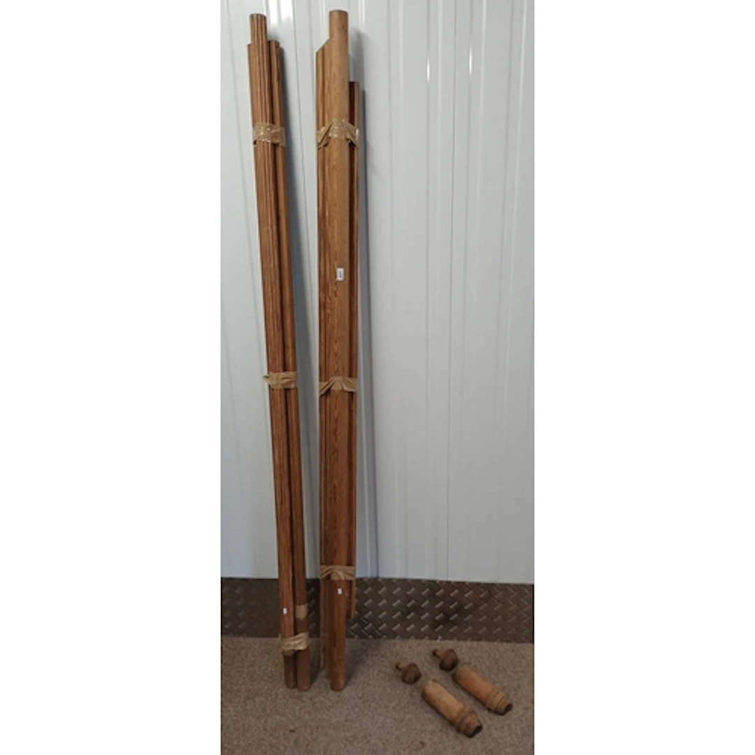 SELECTION OF PITCH PINE SKIRTING