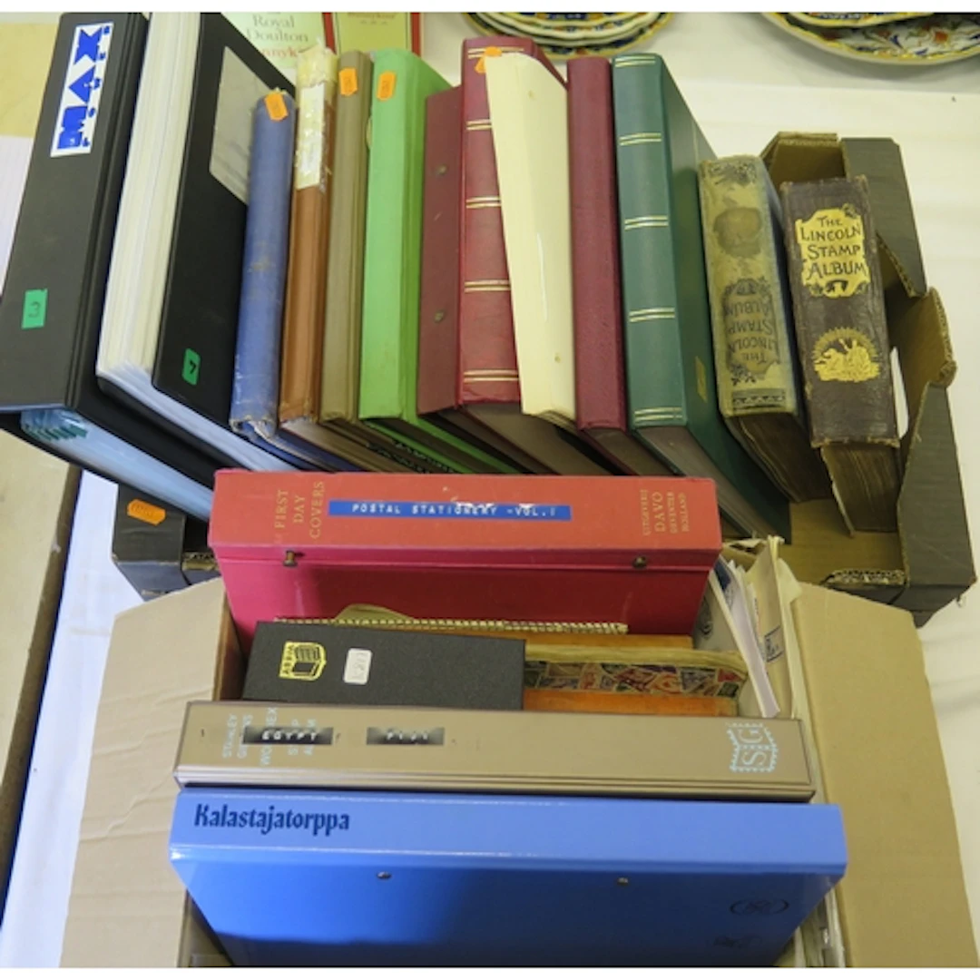 Two boxes of Victorian and later GB and world stamps