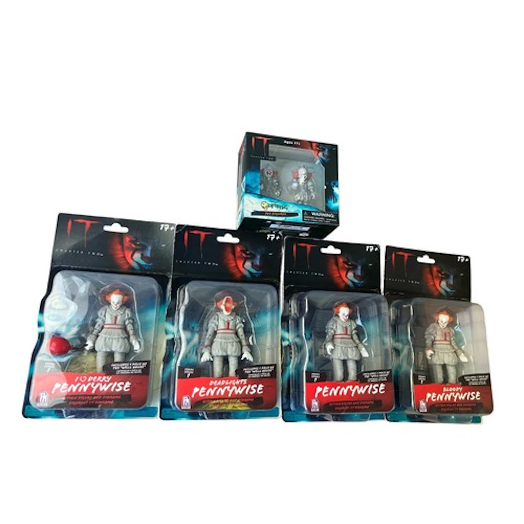 4 x boxed IT Chapter 2 series 1 Pennywise Action Figures by ...