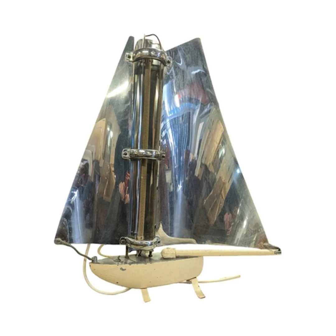 1930's Art Deco Bunting yacht heater with chromium plated sa...