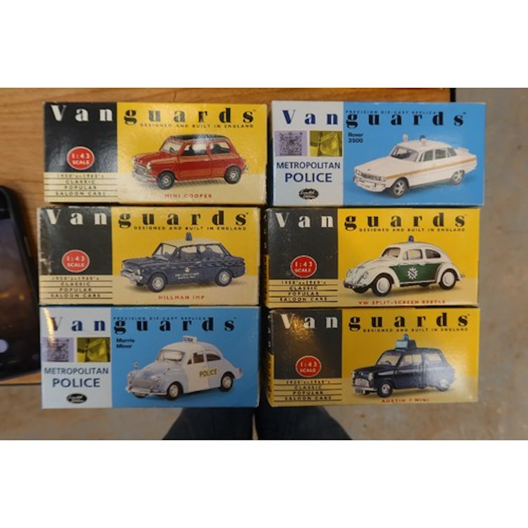 6 Vanguard boxed models