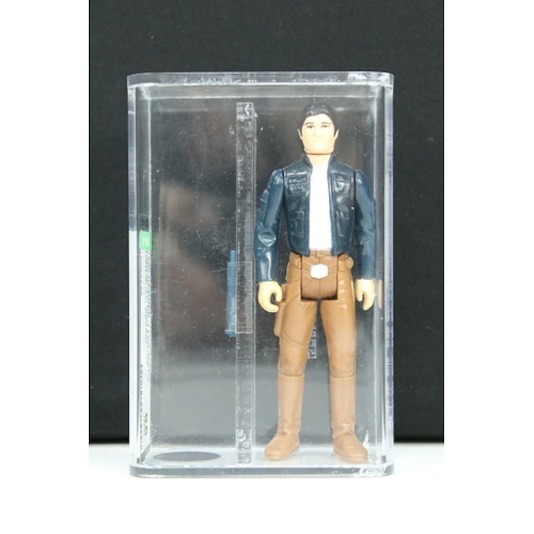 Star Wars - AFA graded cased 1980 Kenner Star Wars Han Solo ...