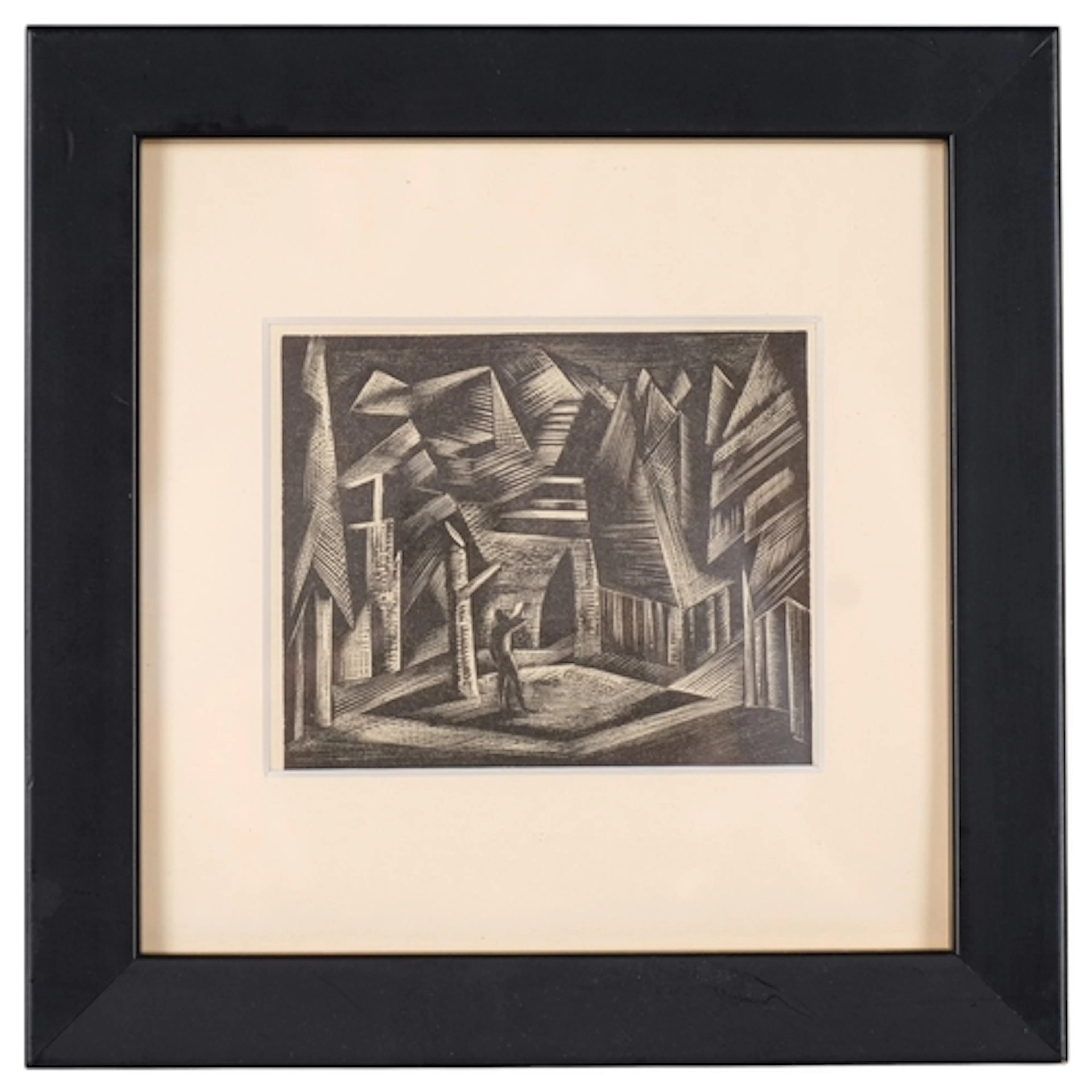 Paul Nash (1889-1946), wood engraving on paper, Siegfried, A...