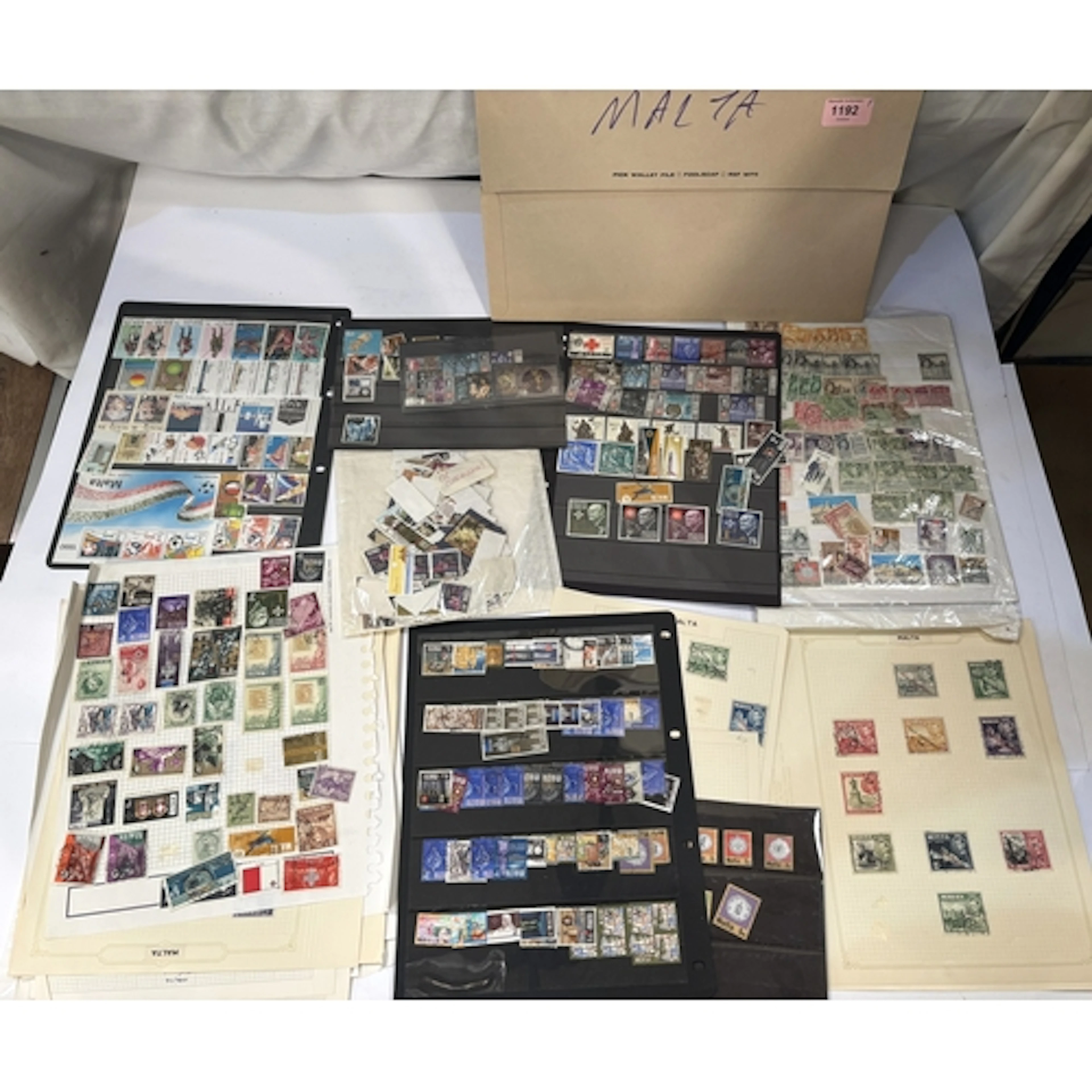 A collection of Malta stamps