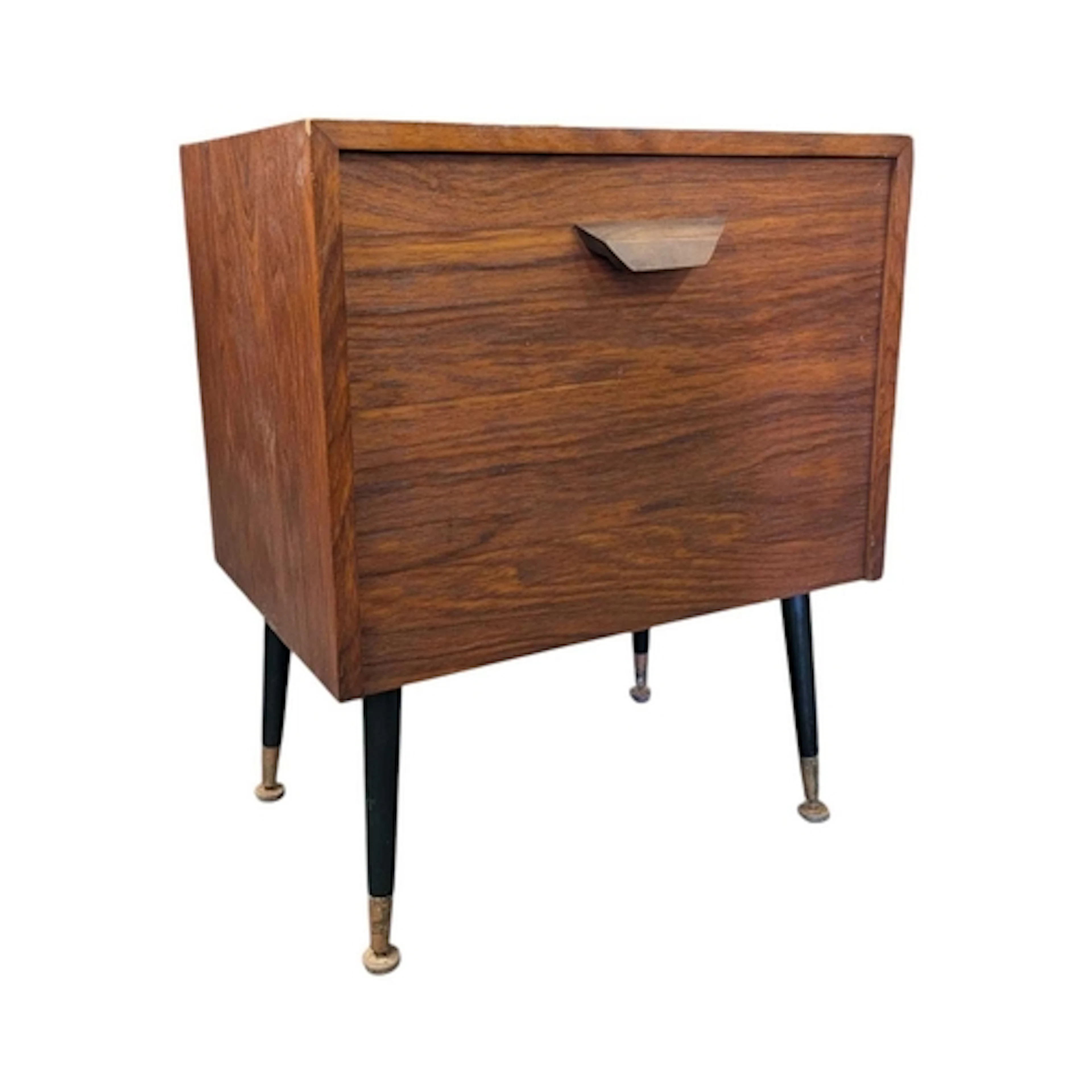 British Modern Design - A contemporary teak vinyl cabinet. R...