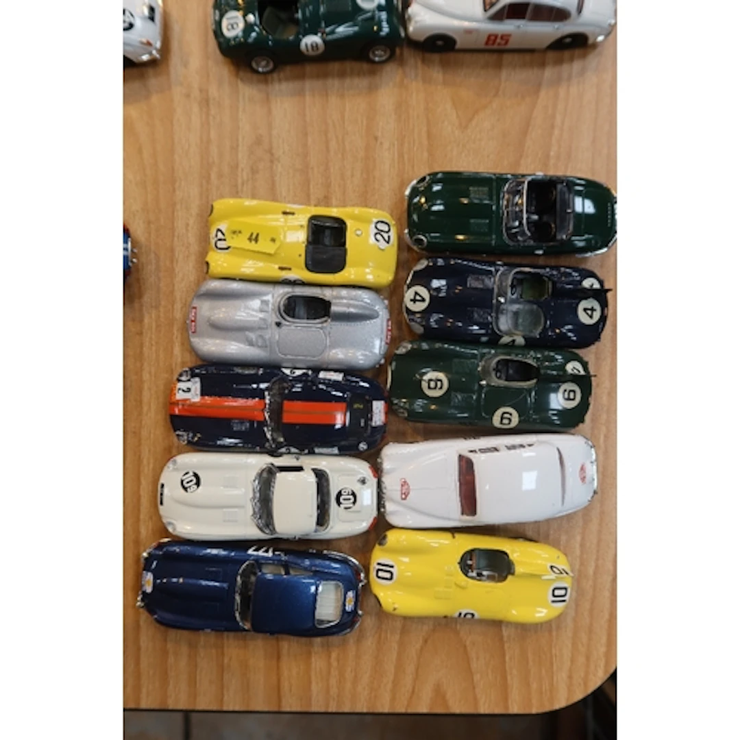 10 Various small scale Jaguar Sports Racing Cars