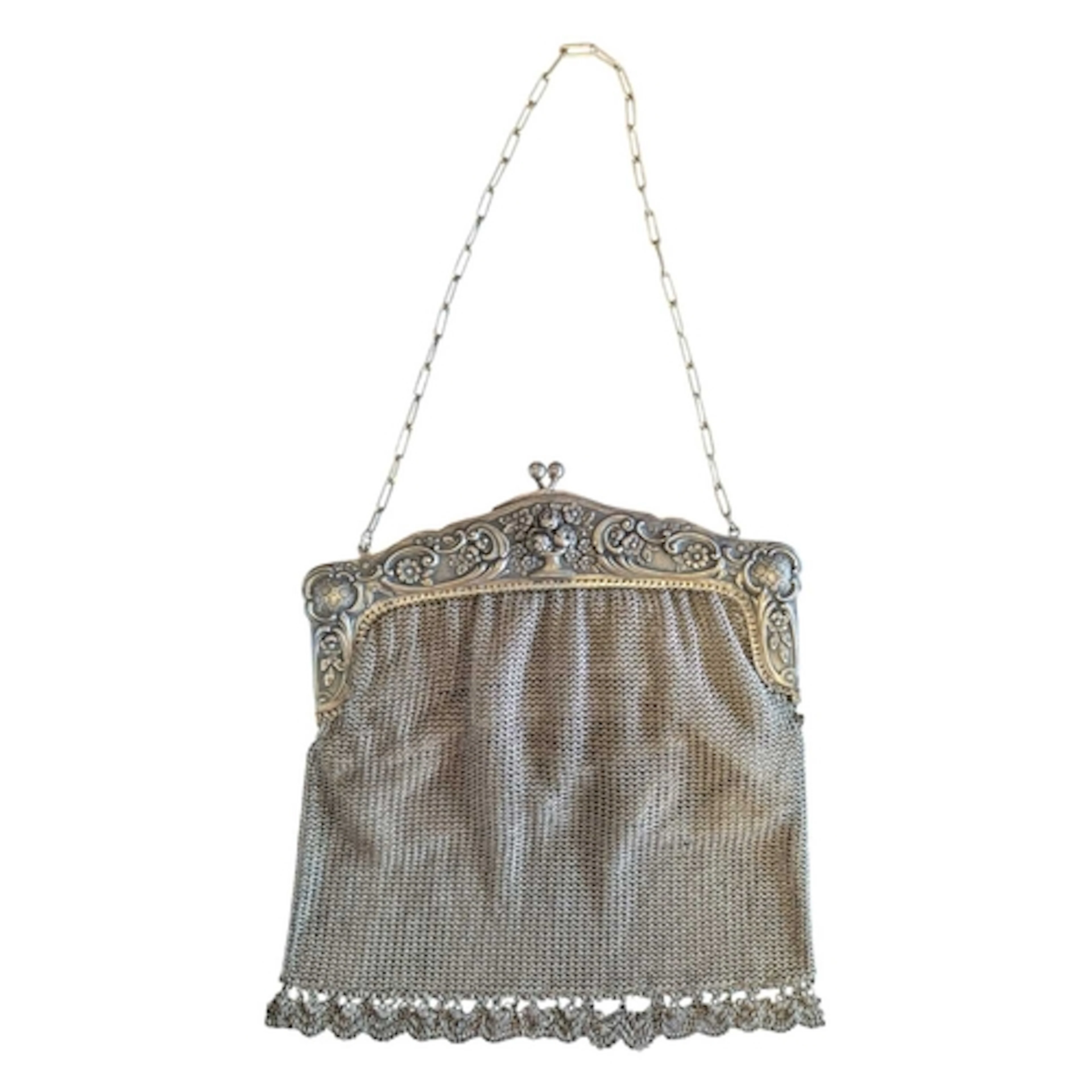 Early 20th century vintage Miser purse / clutch. Featuring a...