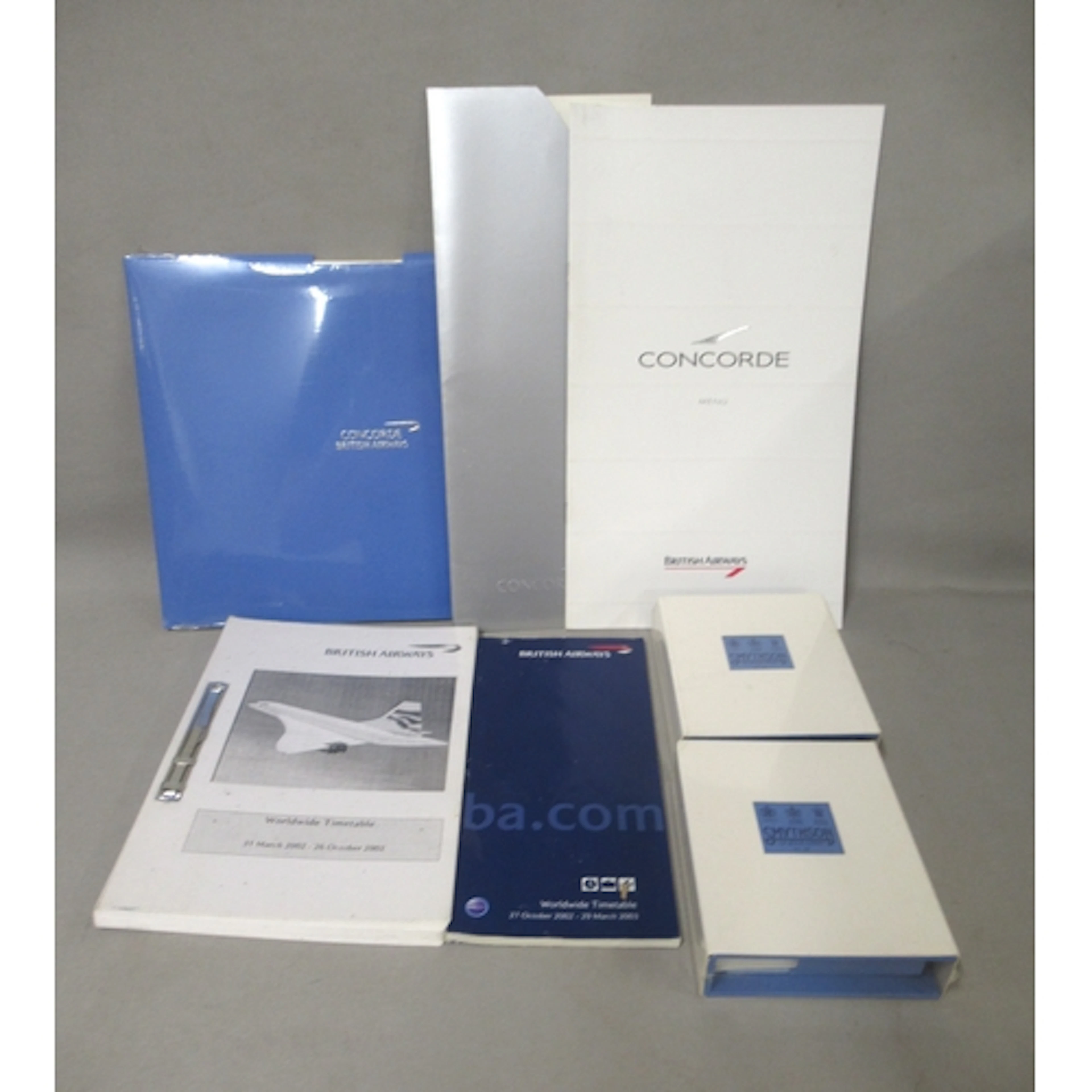 Quantity of Concorde stationery by Smythson, together with v...