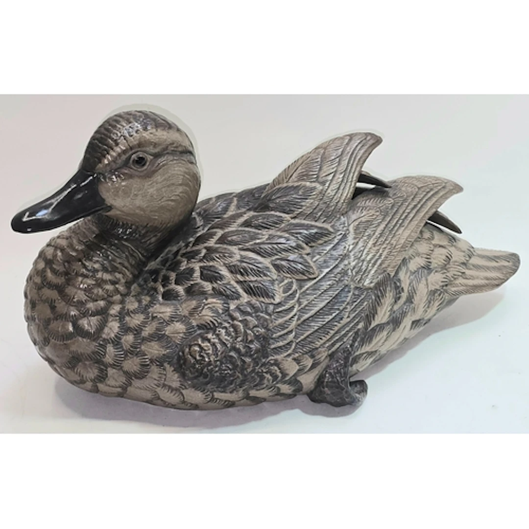 Poole Pottery large Stoneware Mallard modelled by Barbara Li...