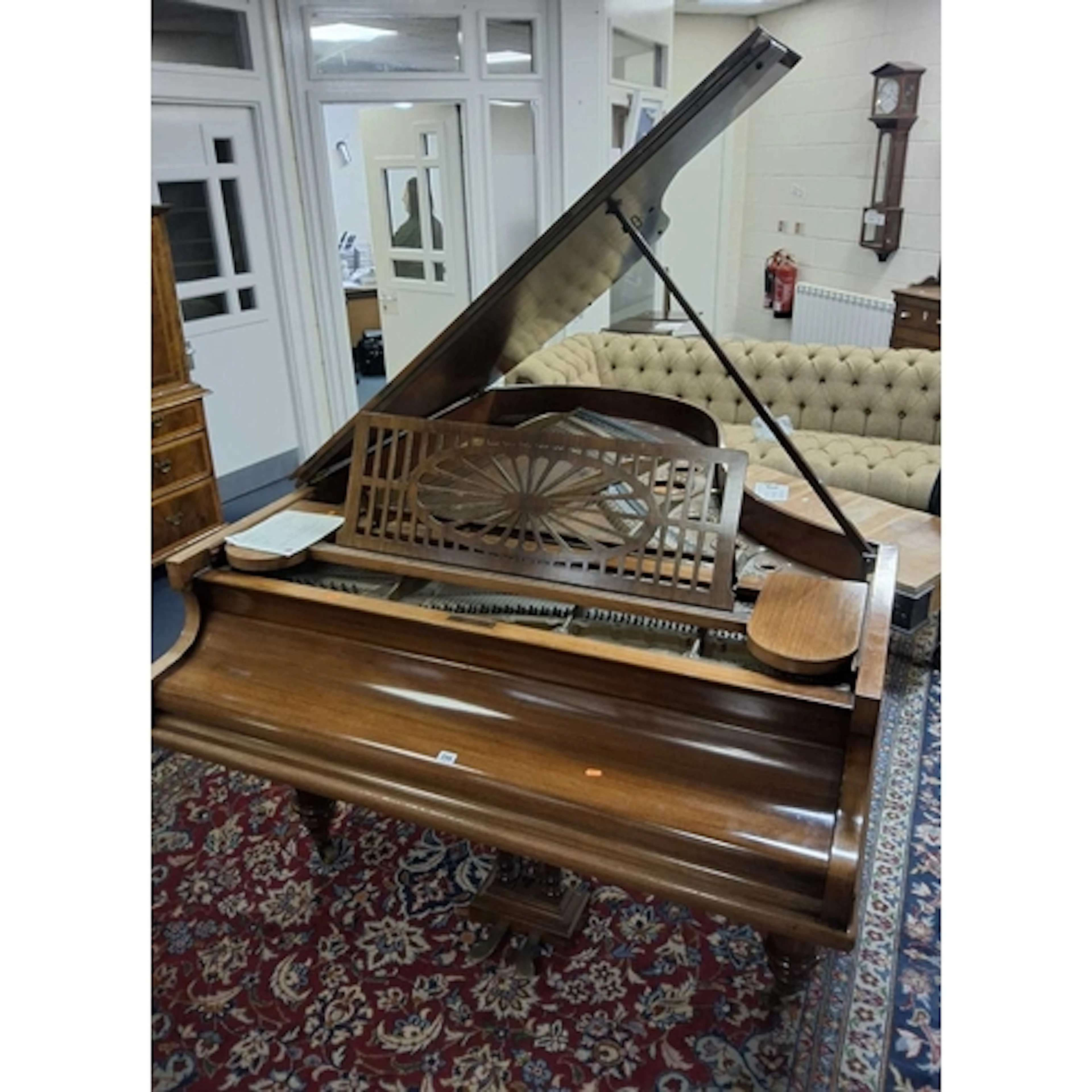 C.BECHSTEIN, A 19TH CENTURY MAHOGANY PARLOR GRAND PIANO, wit...