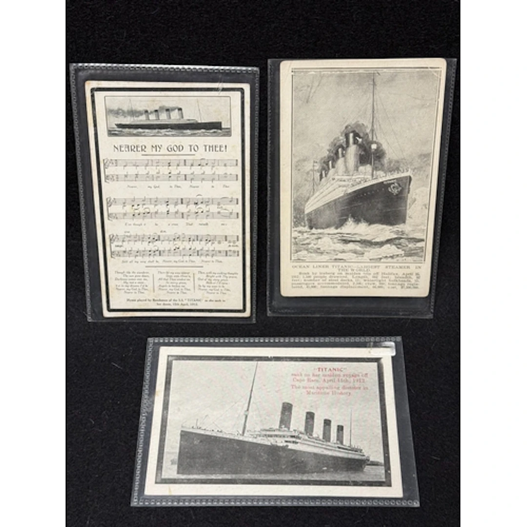 R.M.S. Titanic: R.M.S. Titanic: Post-disaster postcards. Ex...