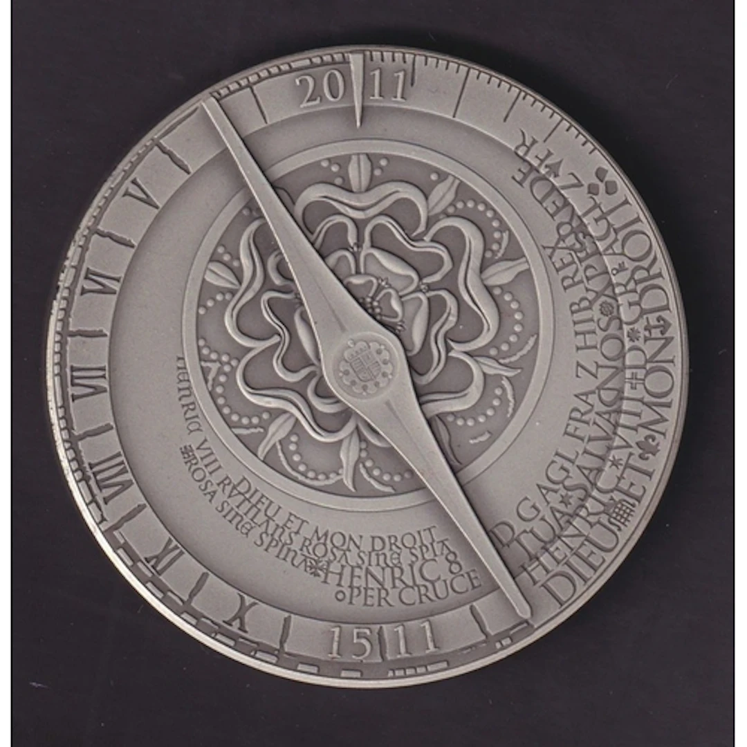 Royal Mint 2011 The Silver Medal: King Henry VIII Tudor Rose...