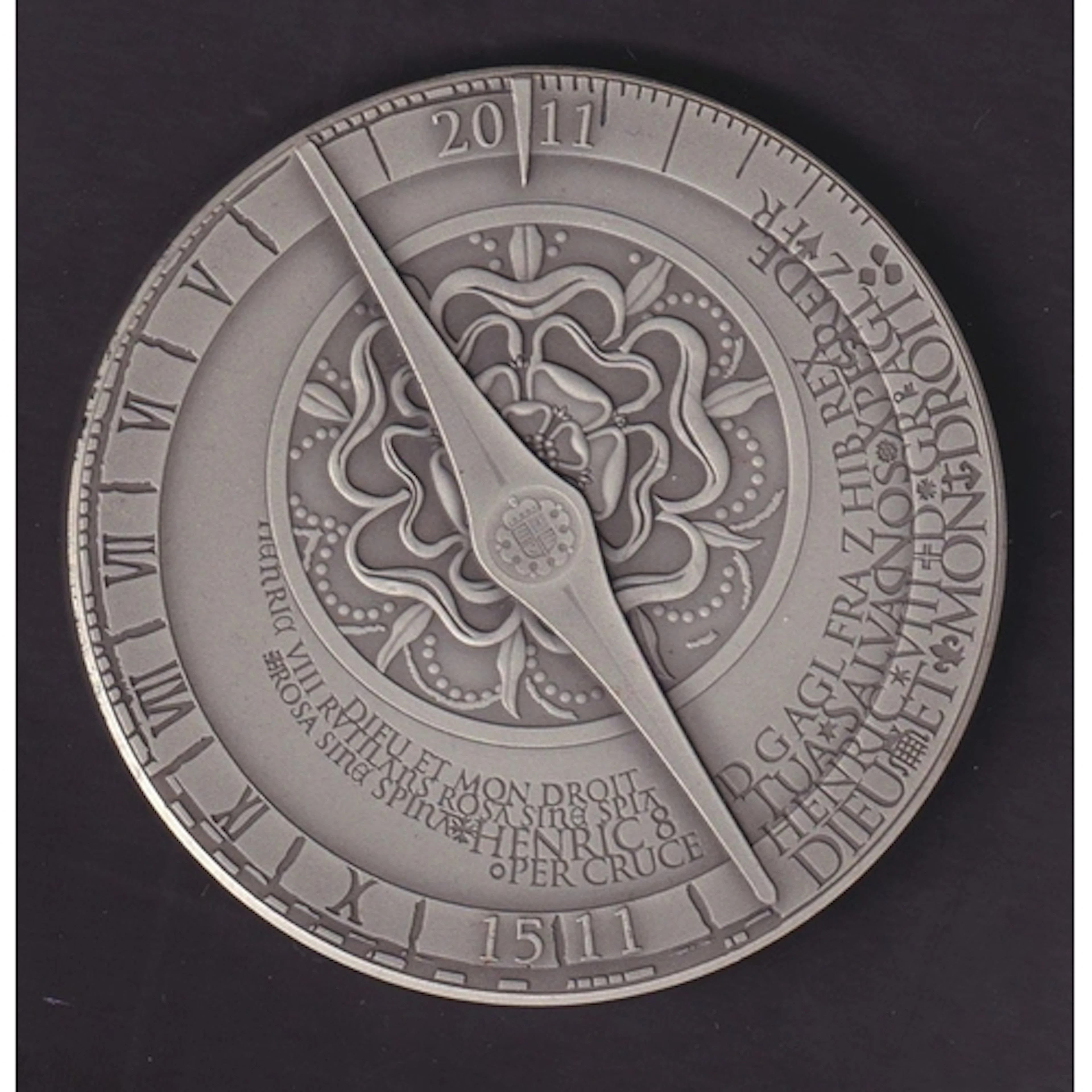 Royal Mint 2011 The Silver Medal: King Henry VIII Tudor Rose...