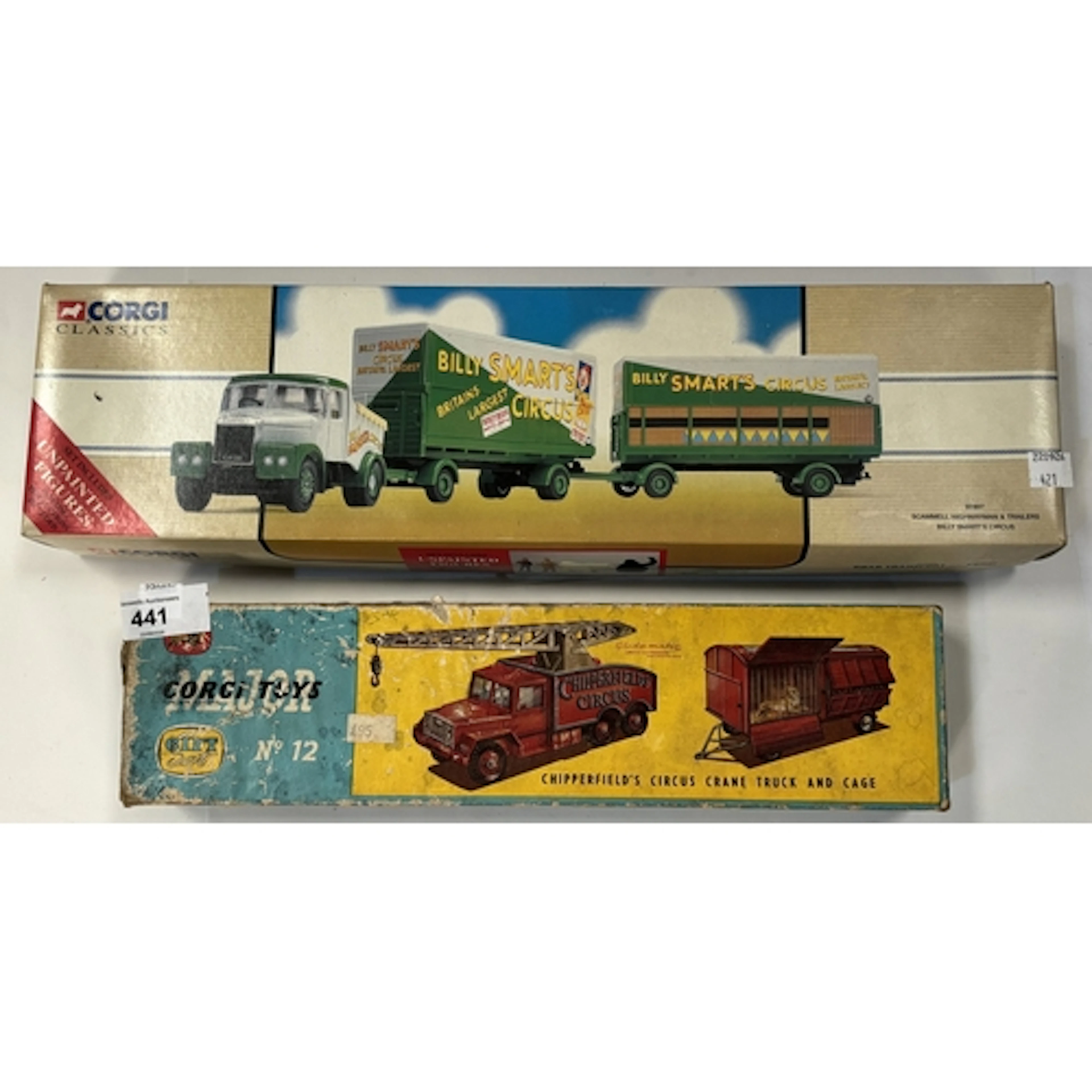 Corgi Toys Gift set 12 Chipperfields's Circus Crane Truck an...