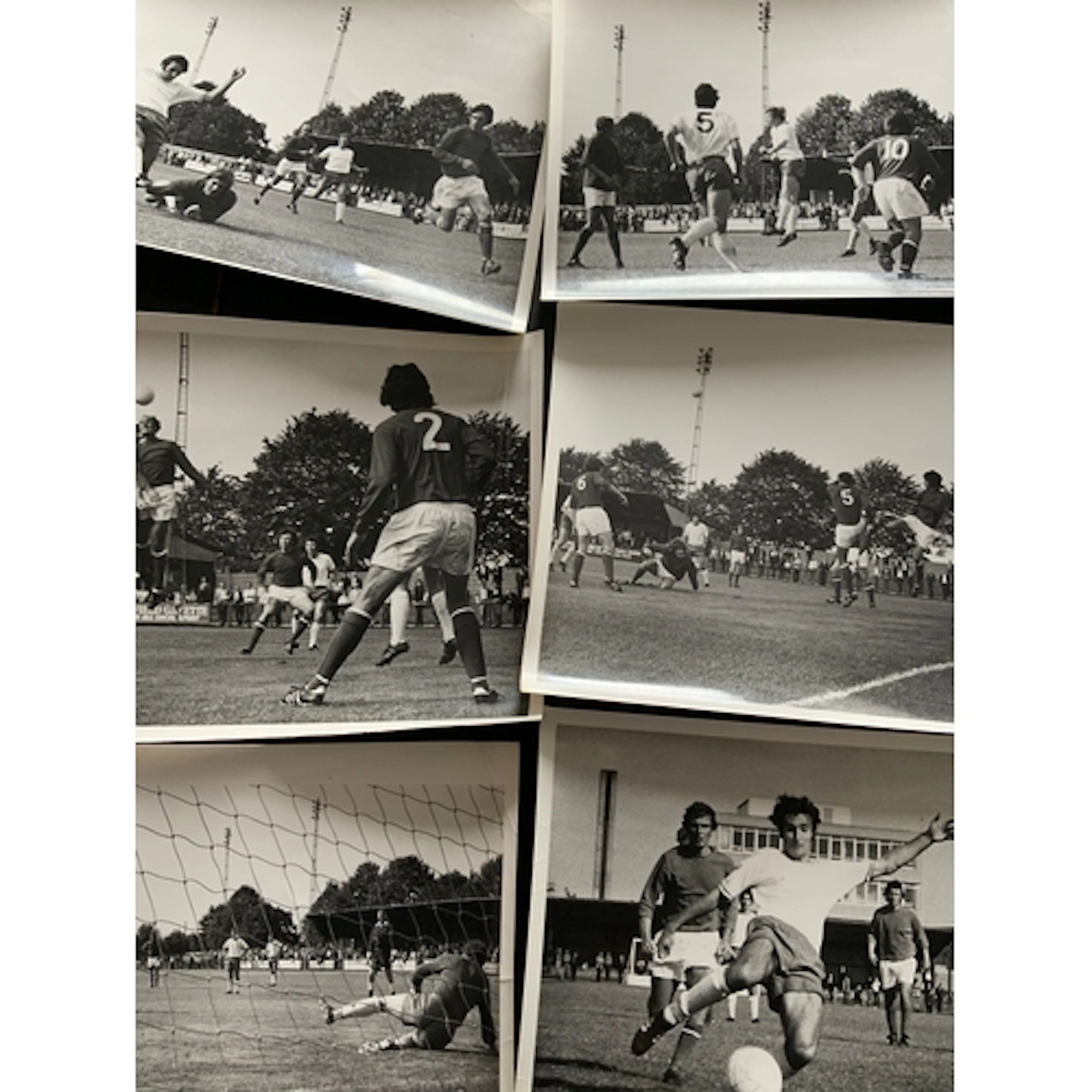 Enfield Football Press Photos: Black and white 8 x 6 inch ac...