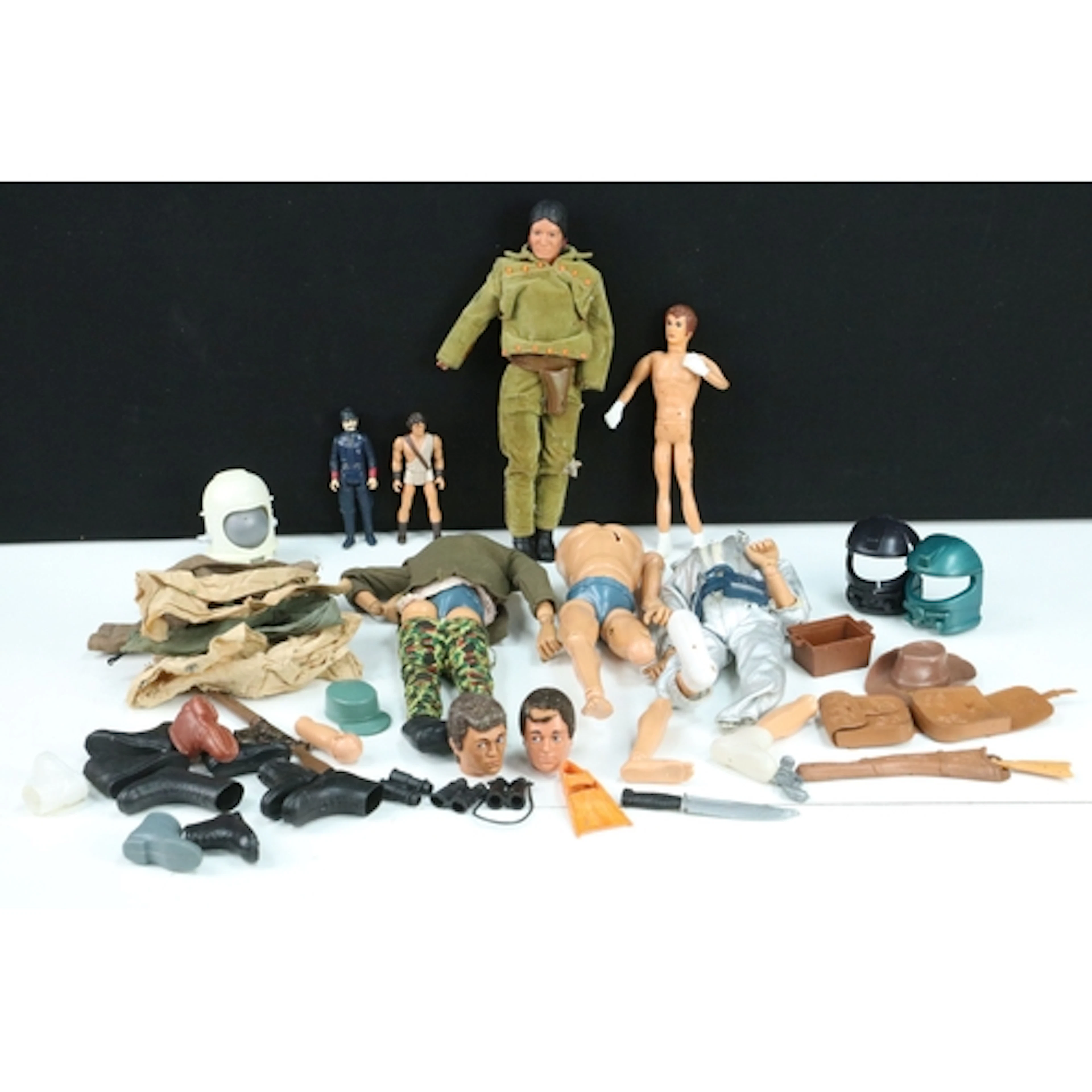 Action Man - Quantity of play worn original Palitoy Action M...