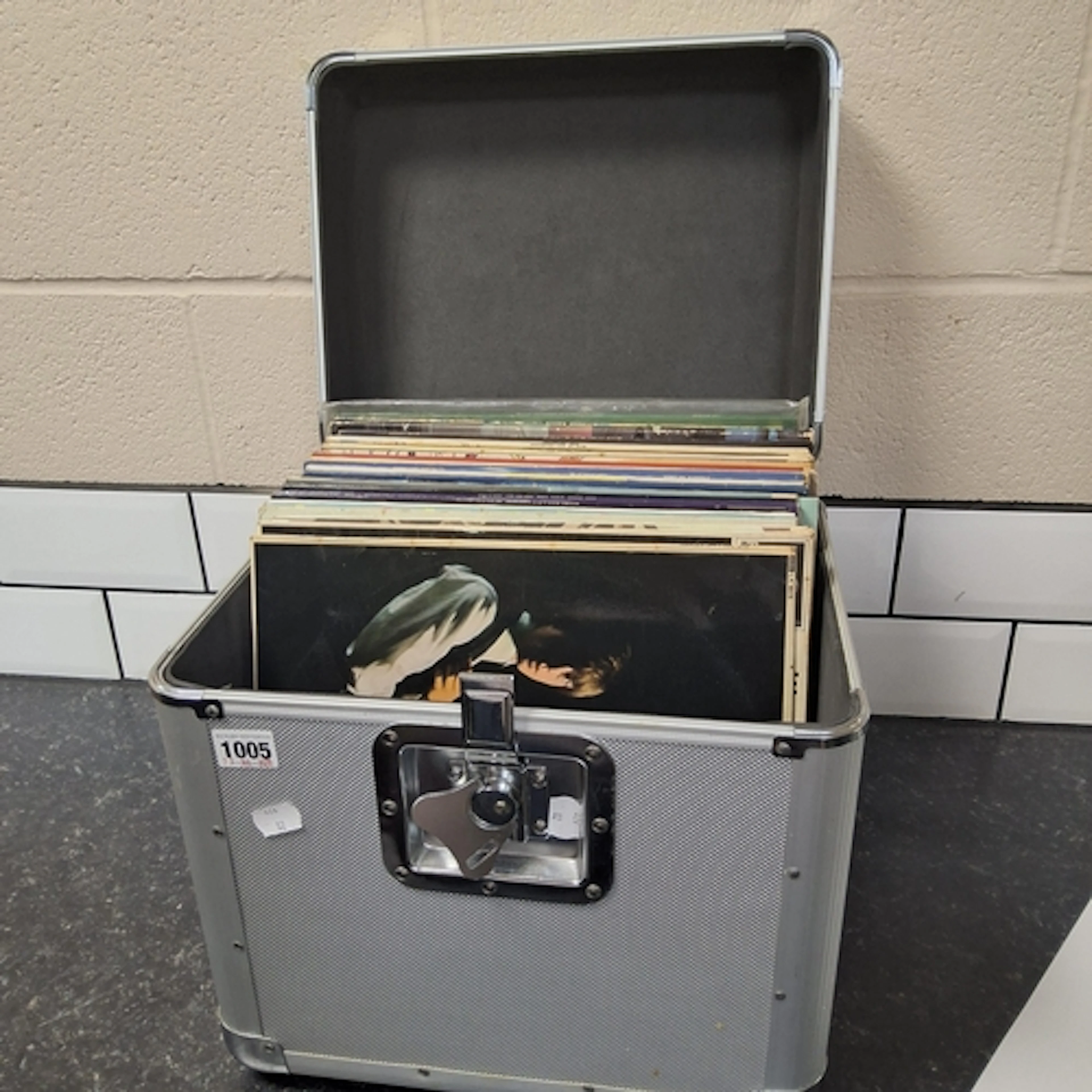 A BOX OF RECORDS, approximatly thirty-seven examples, to inc...