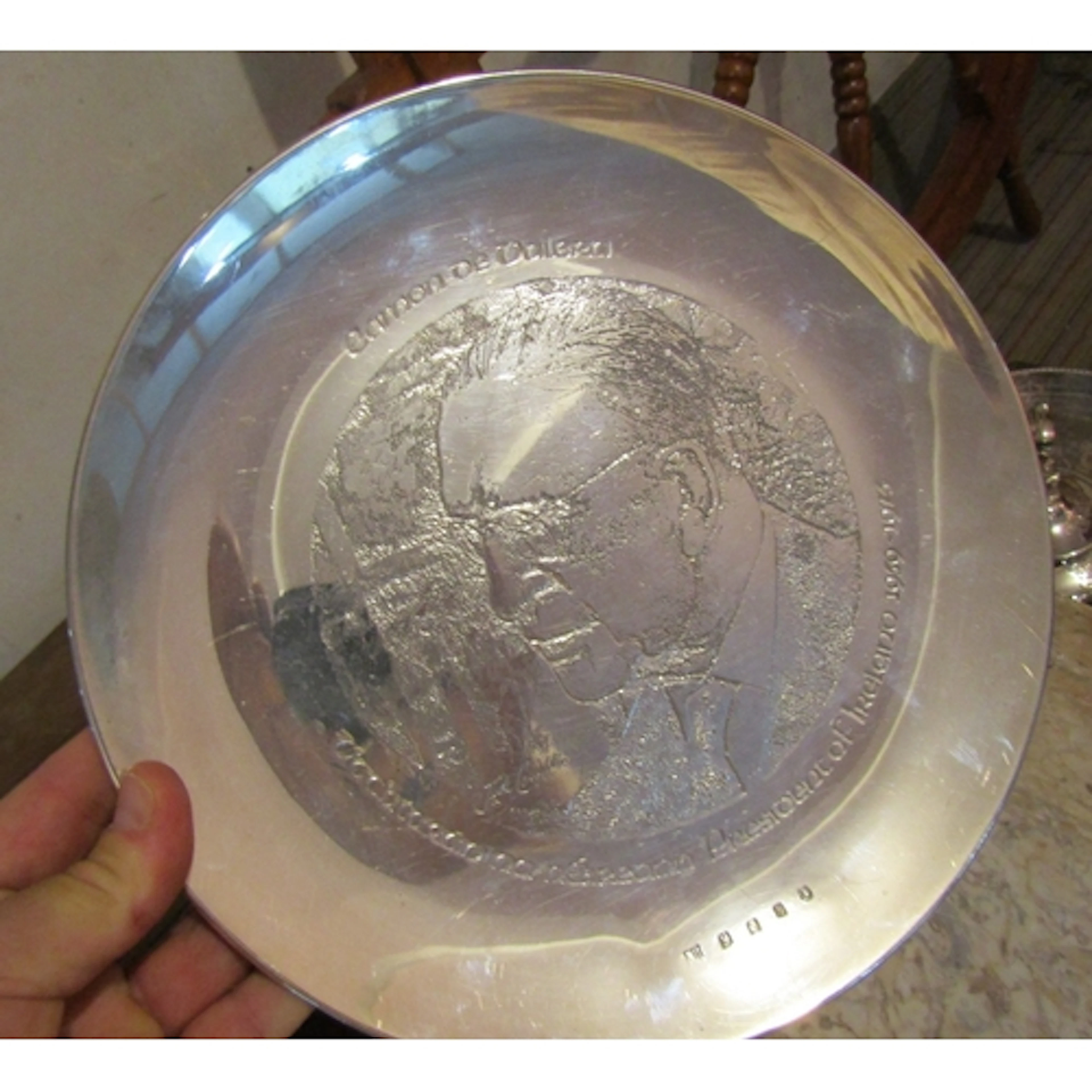 Silver Eamonn de Valera President of Ireland 1959 - 1975 Com...