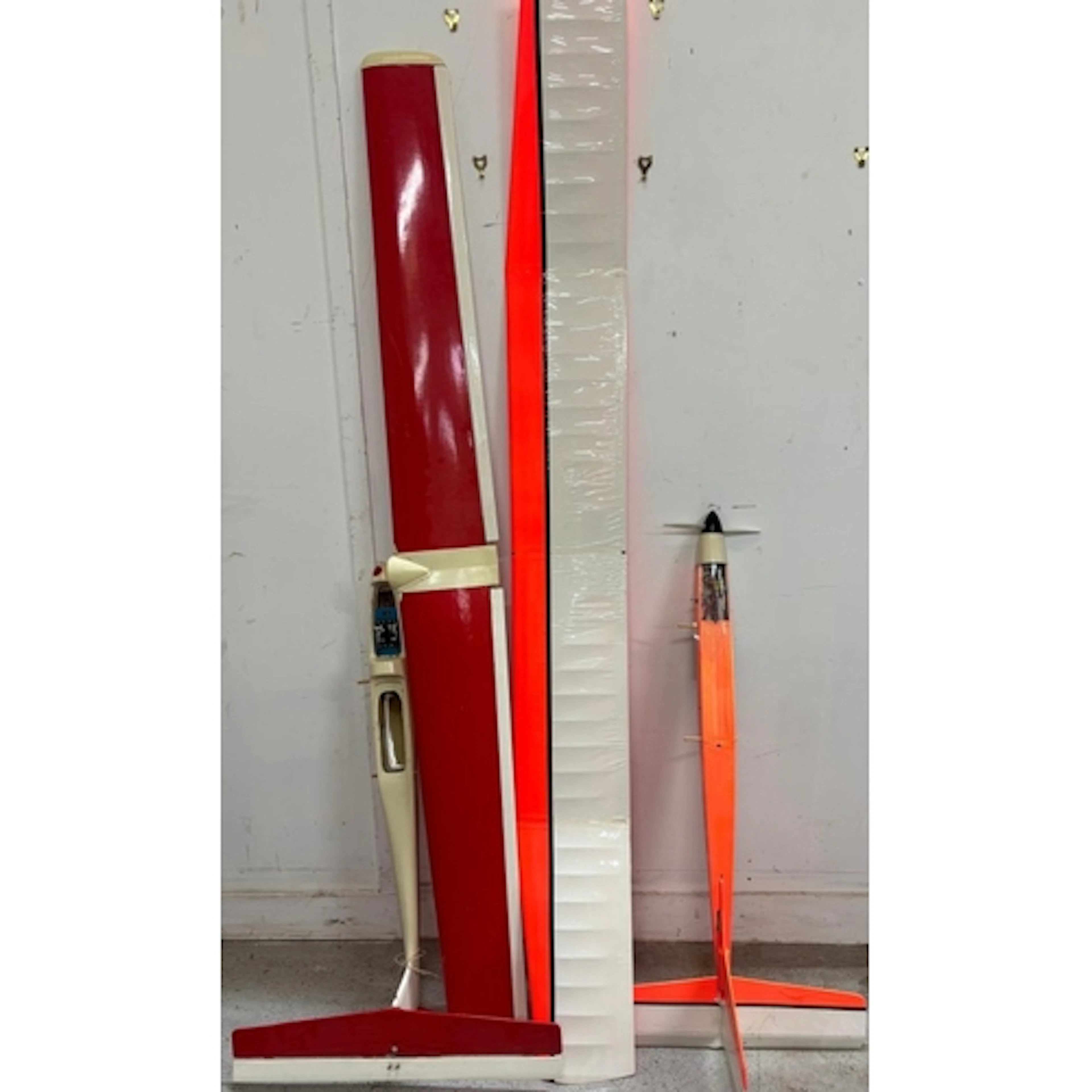 Two radio-controlled airplanes