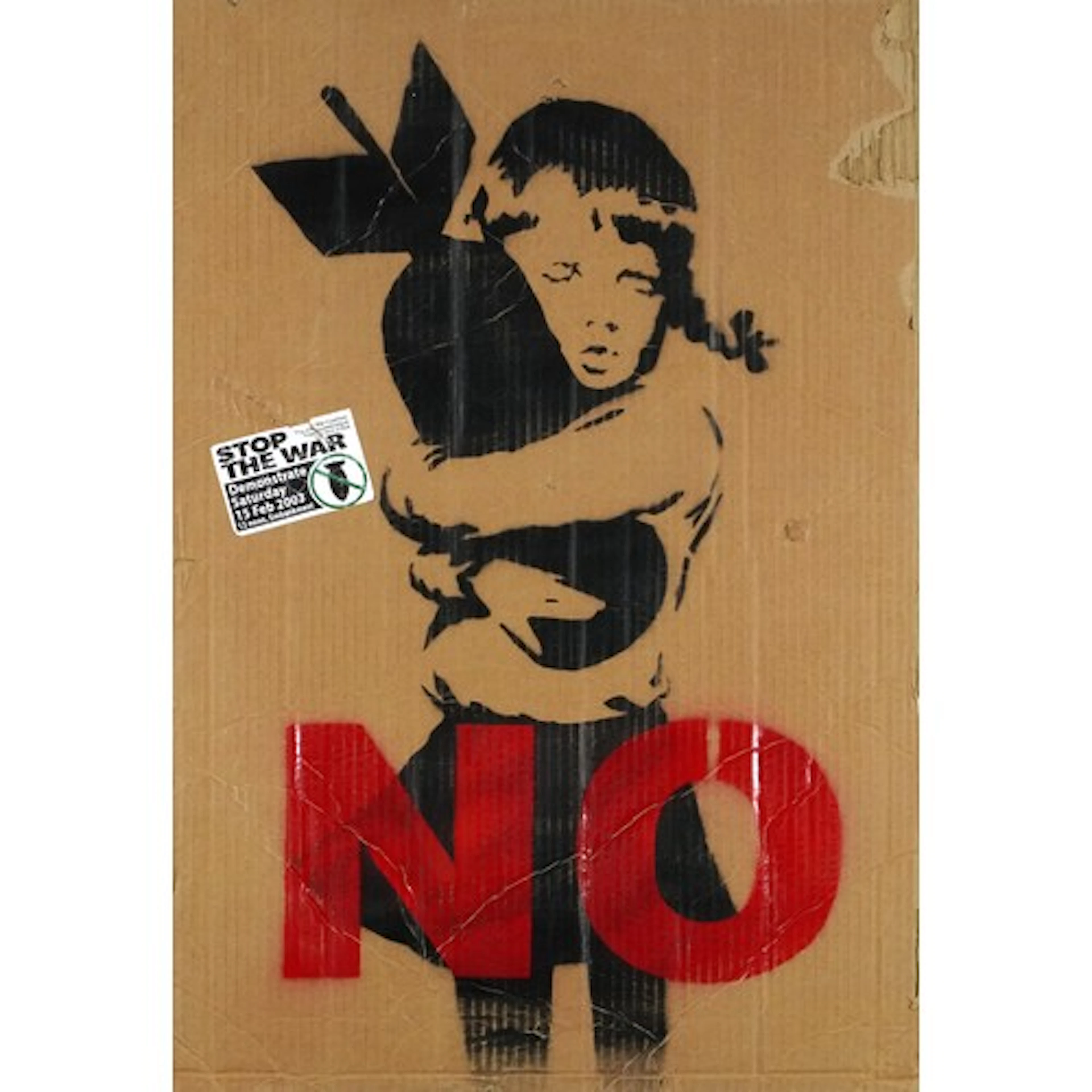 BANKSY (b.1974) - "Bomb Hugger", Modern British School, spra...