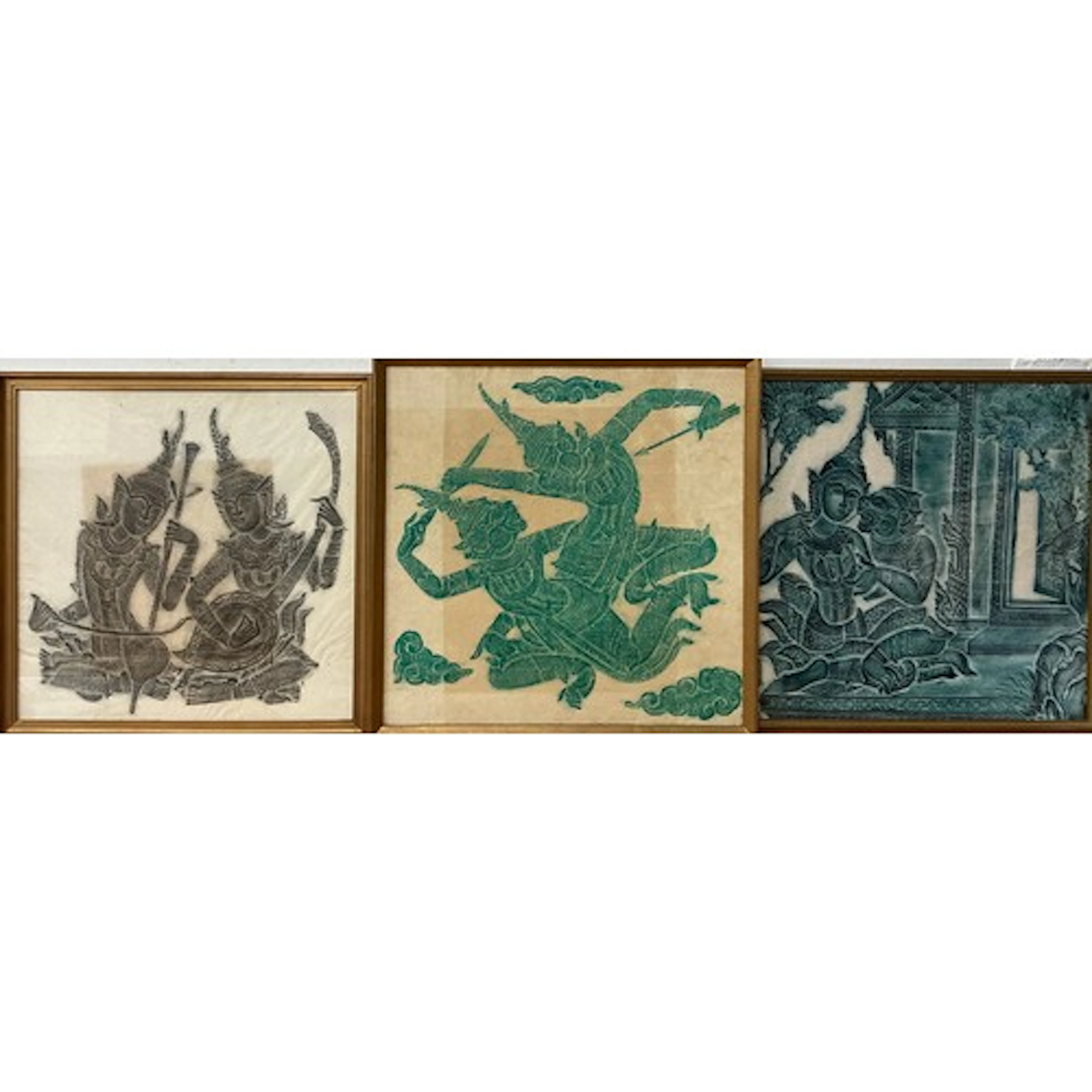 Eastern School, (Thailand, mid 20th century) A group of fiv...