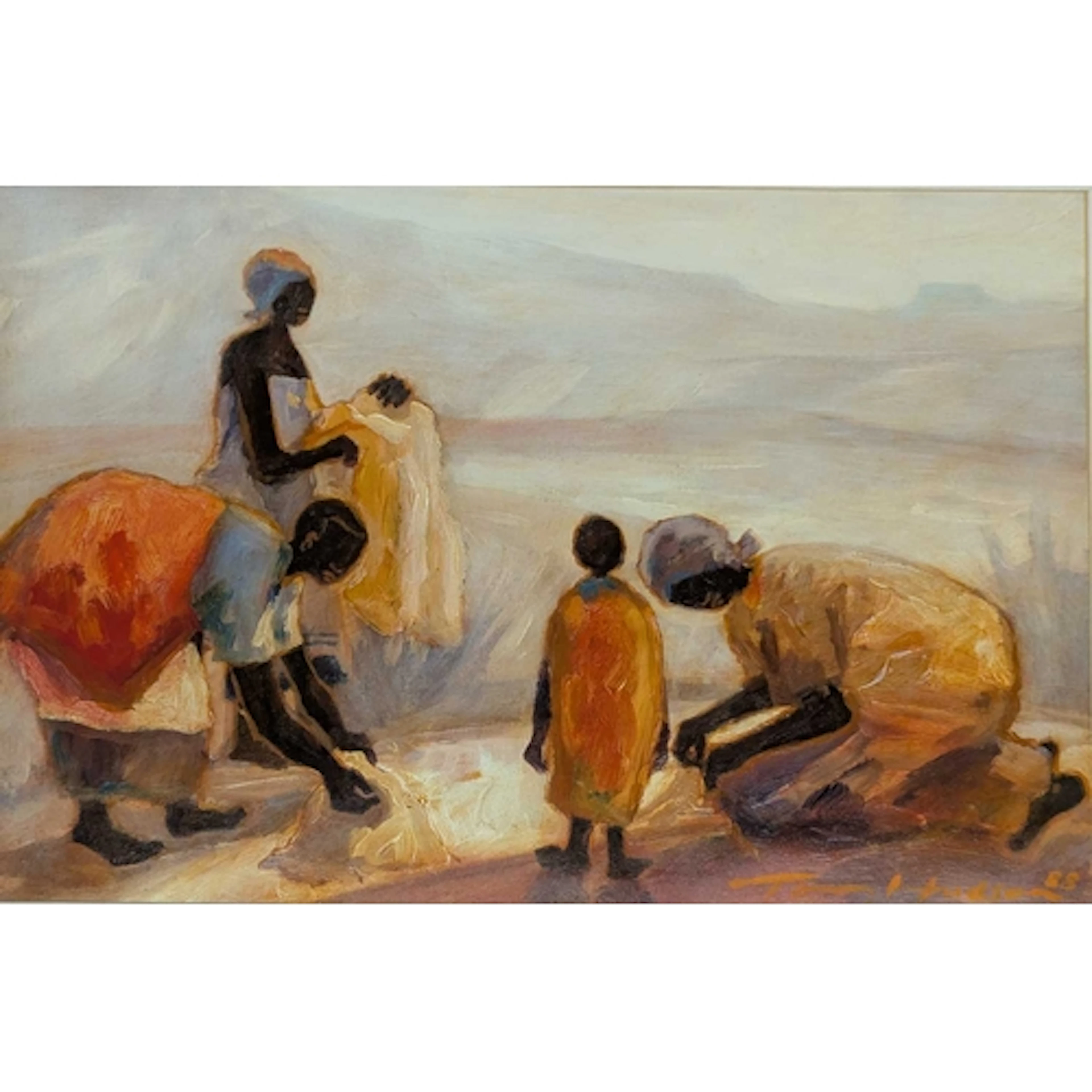 Tony Hudson (British, 1937-1989) - a late 20th century oil o...