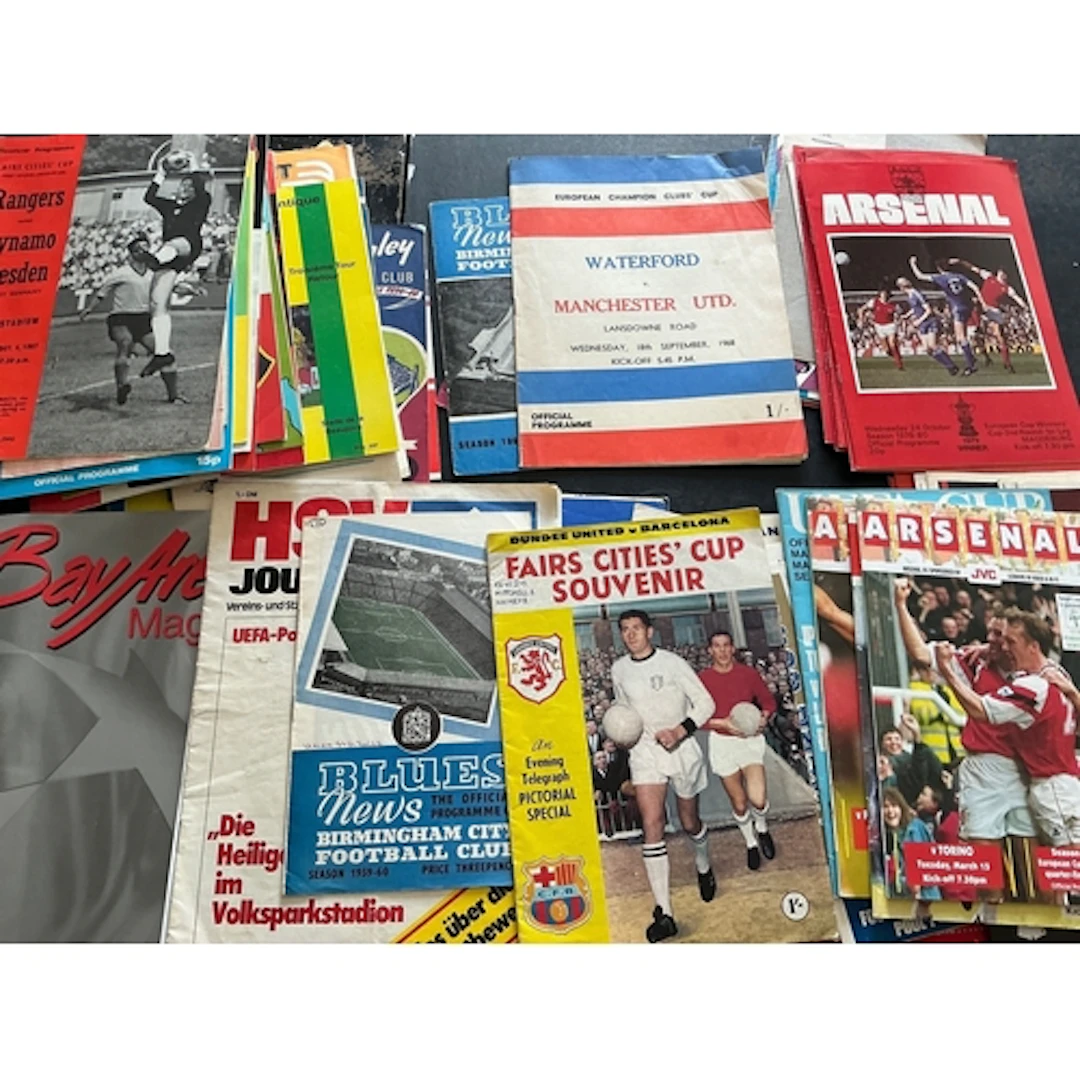 European Competition Football Programmes: British clubs in E...