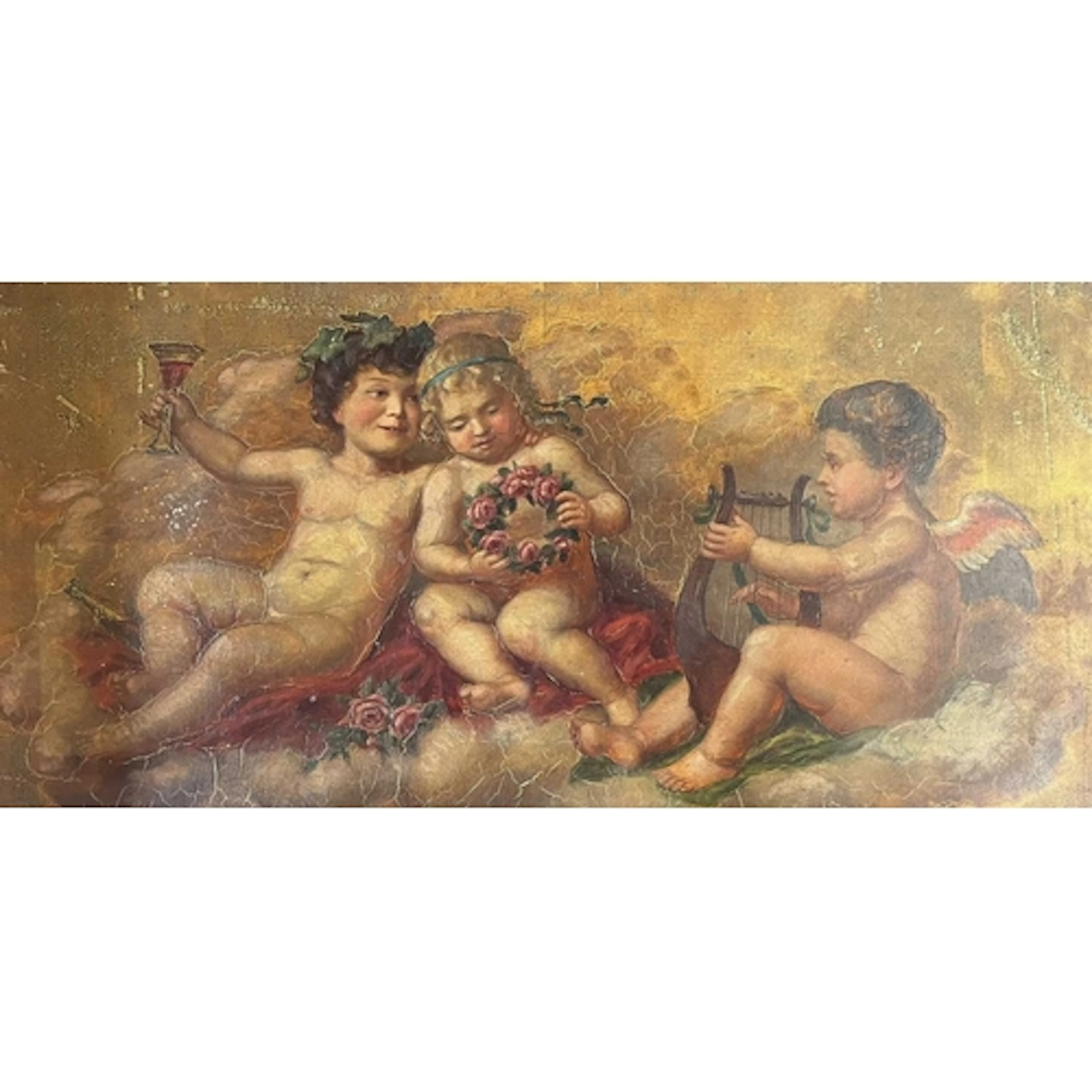 Continental late 18th Century School - a Rococo oil on canva...
