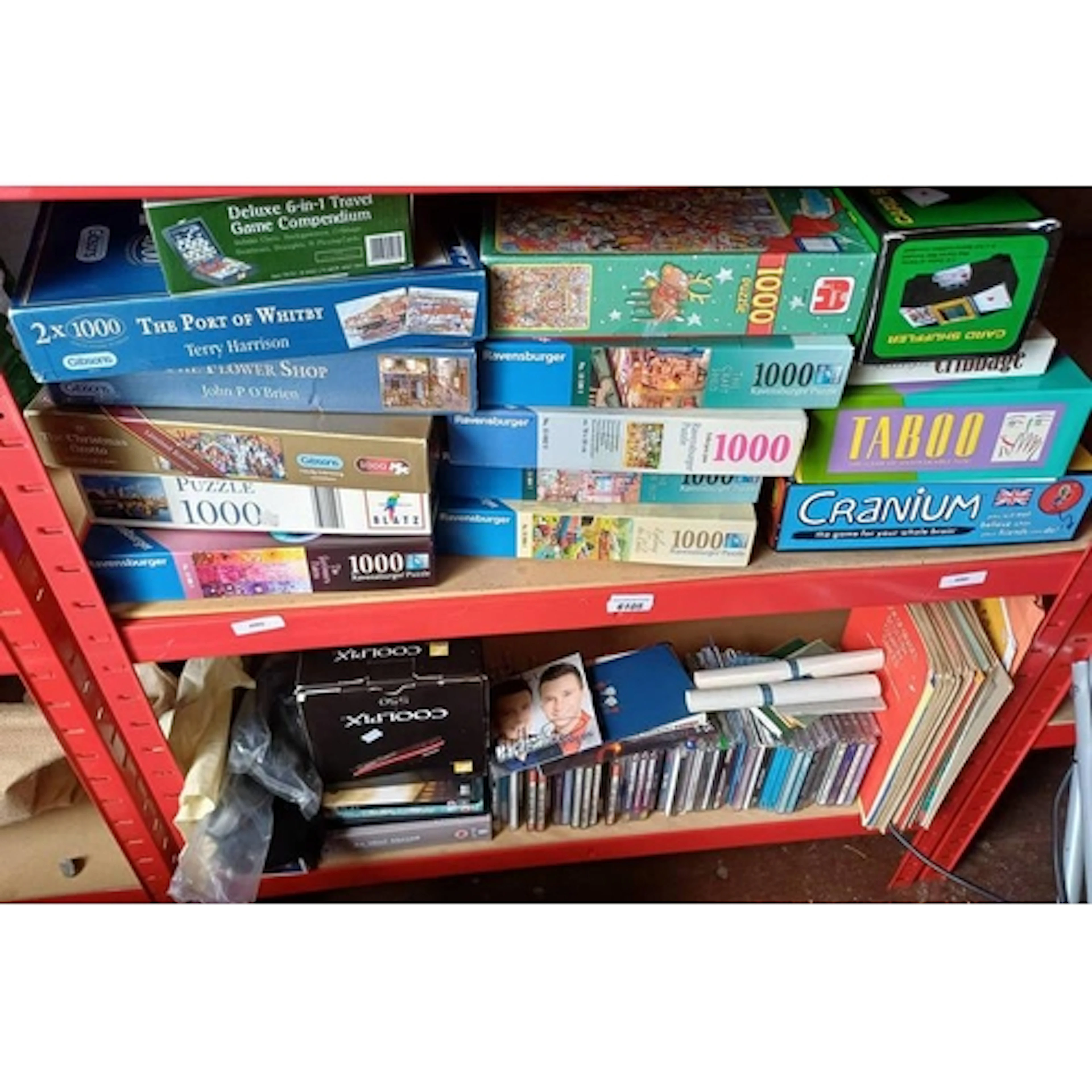 NIKON COOLPIX S50 IN BOX, GOOD SELECTION OF JIGSAW PUZZLES &...