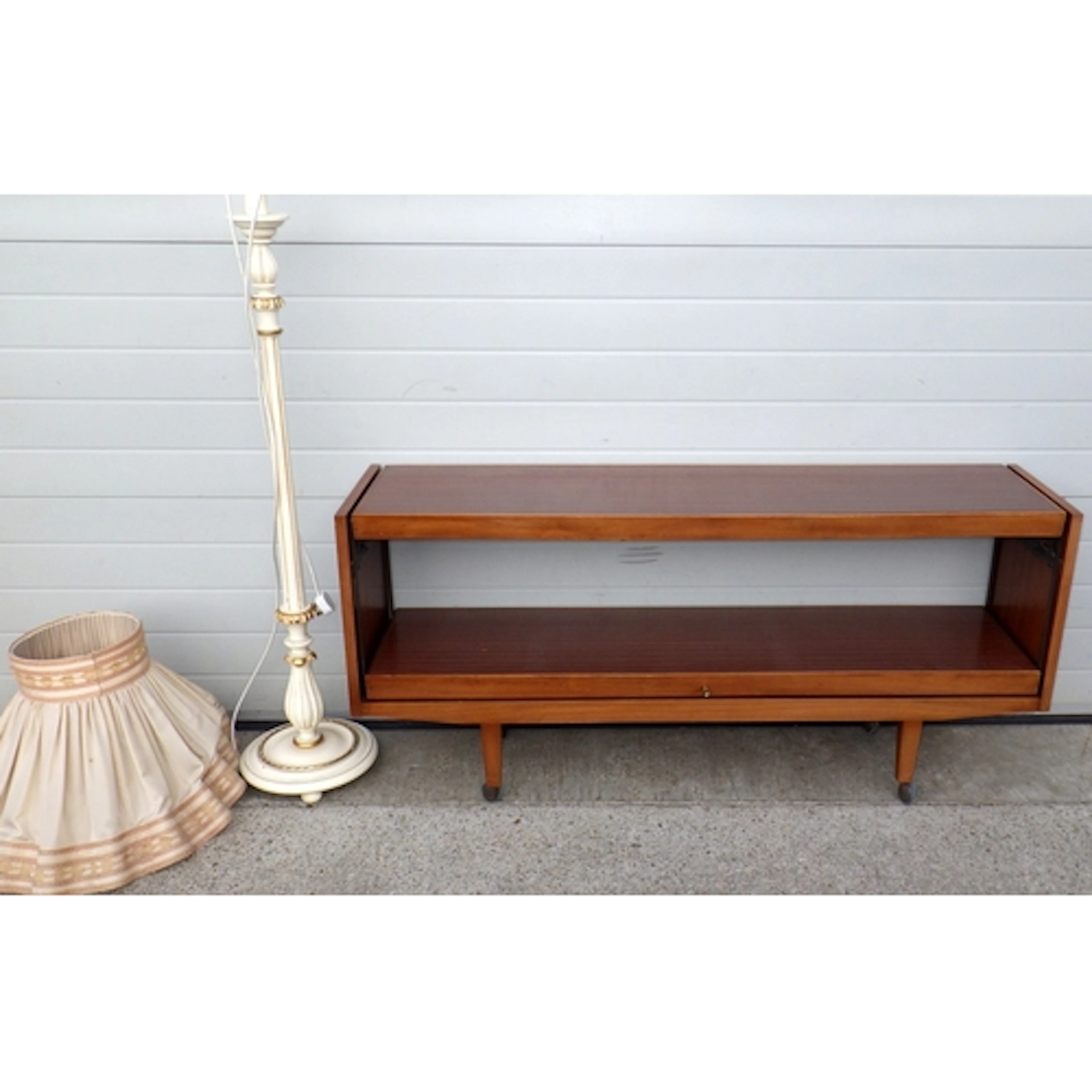 A metamorphic buffet / table, 160cm long together with a pa...