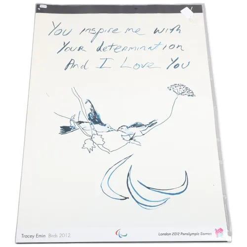 After Dame TRACEY EMIN (b.1963), British, "Birds 2012" digi...