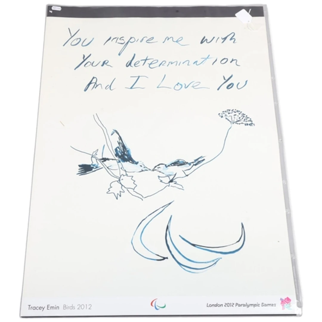 After Dame TRACEY EMIN (b.1963), British, "Birds 2012" digi...