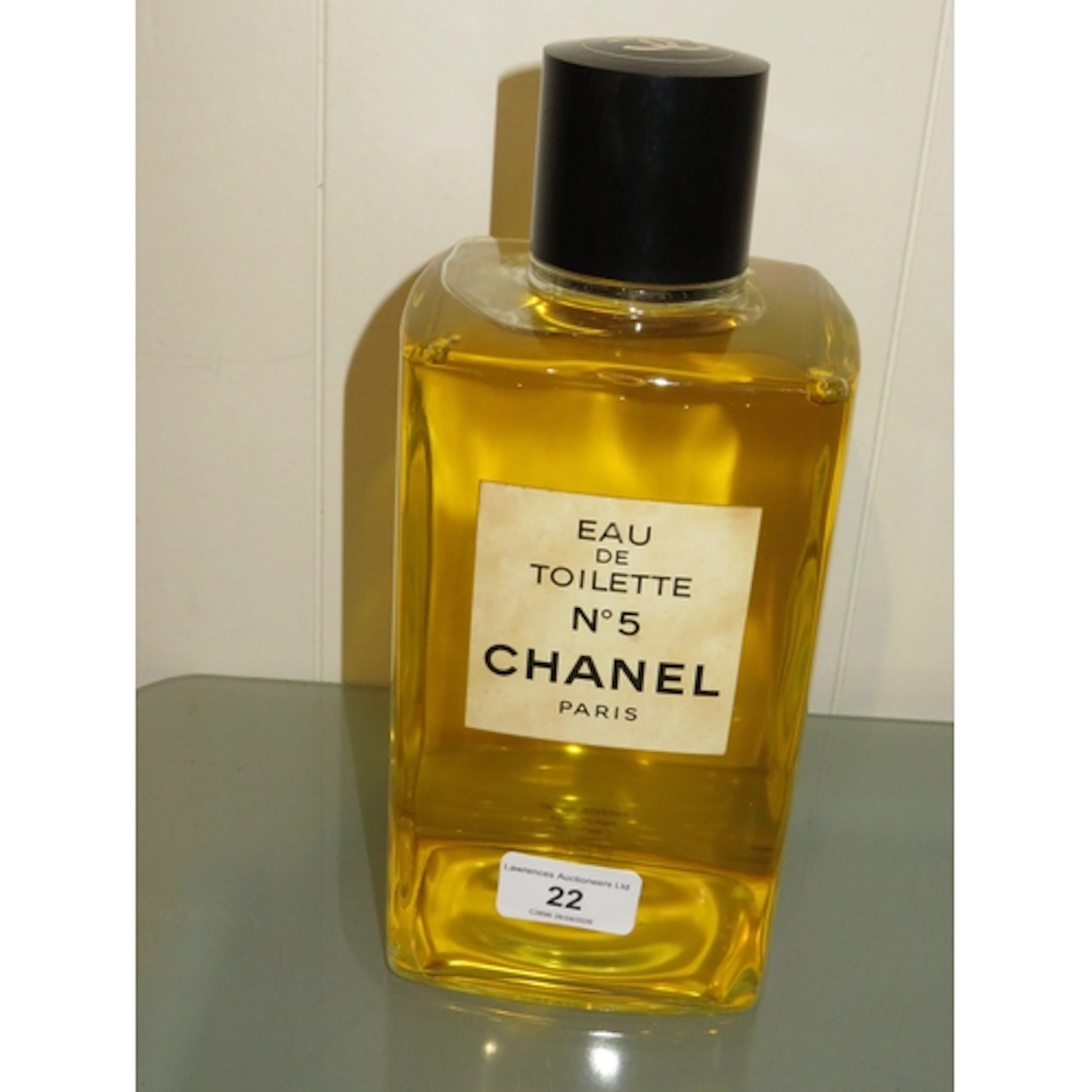 Extra large vintage shop display bottle of Chanel No. 5 perf...