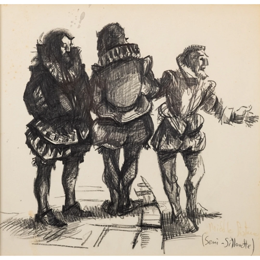 * Robert Oscar Lenkiewicz (British, 1941-2002) - 'Sketches ...