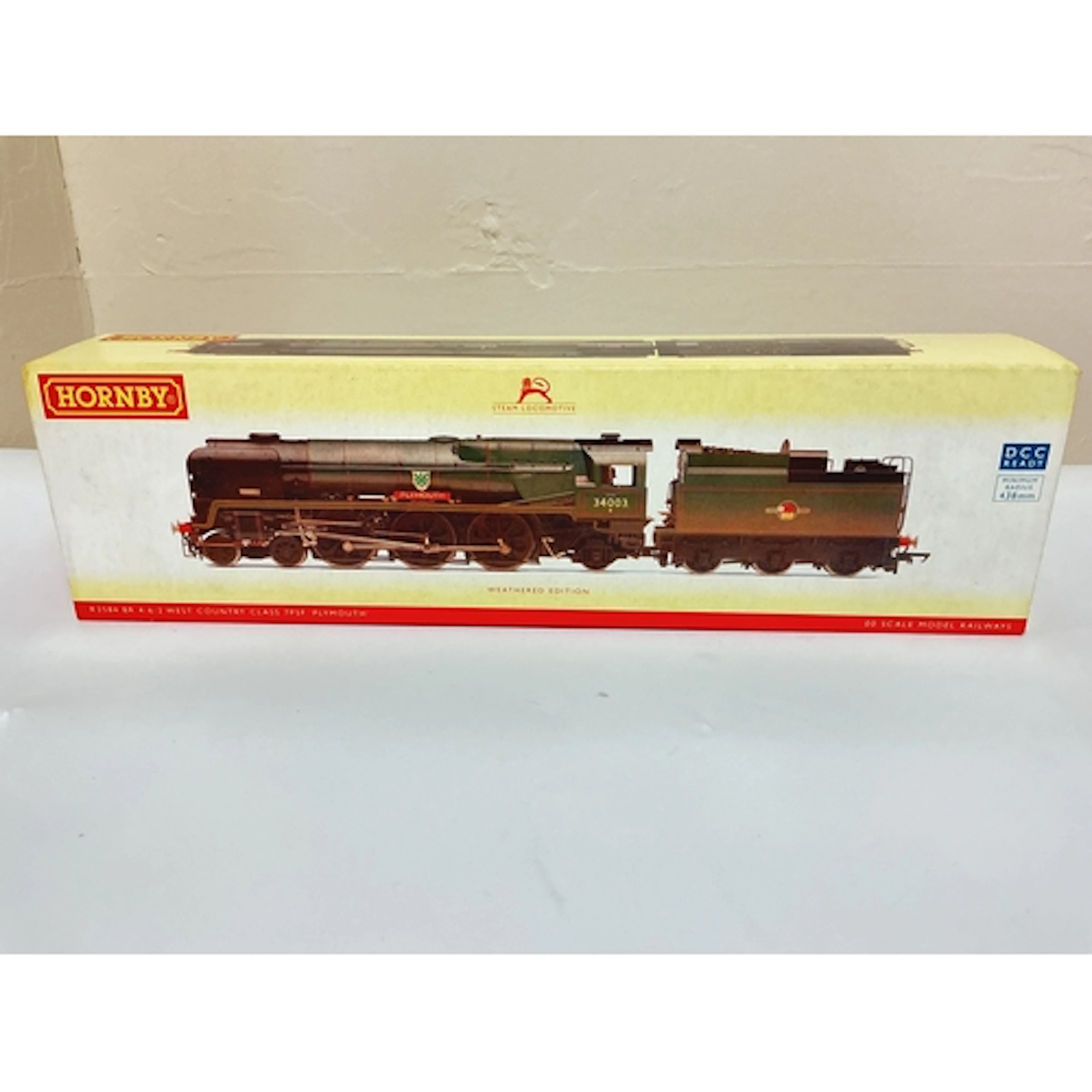A Boxed Hornby 00 Gauge Rebuilt West Country Class 34003 Ply...