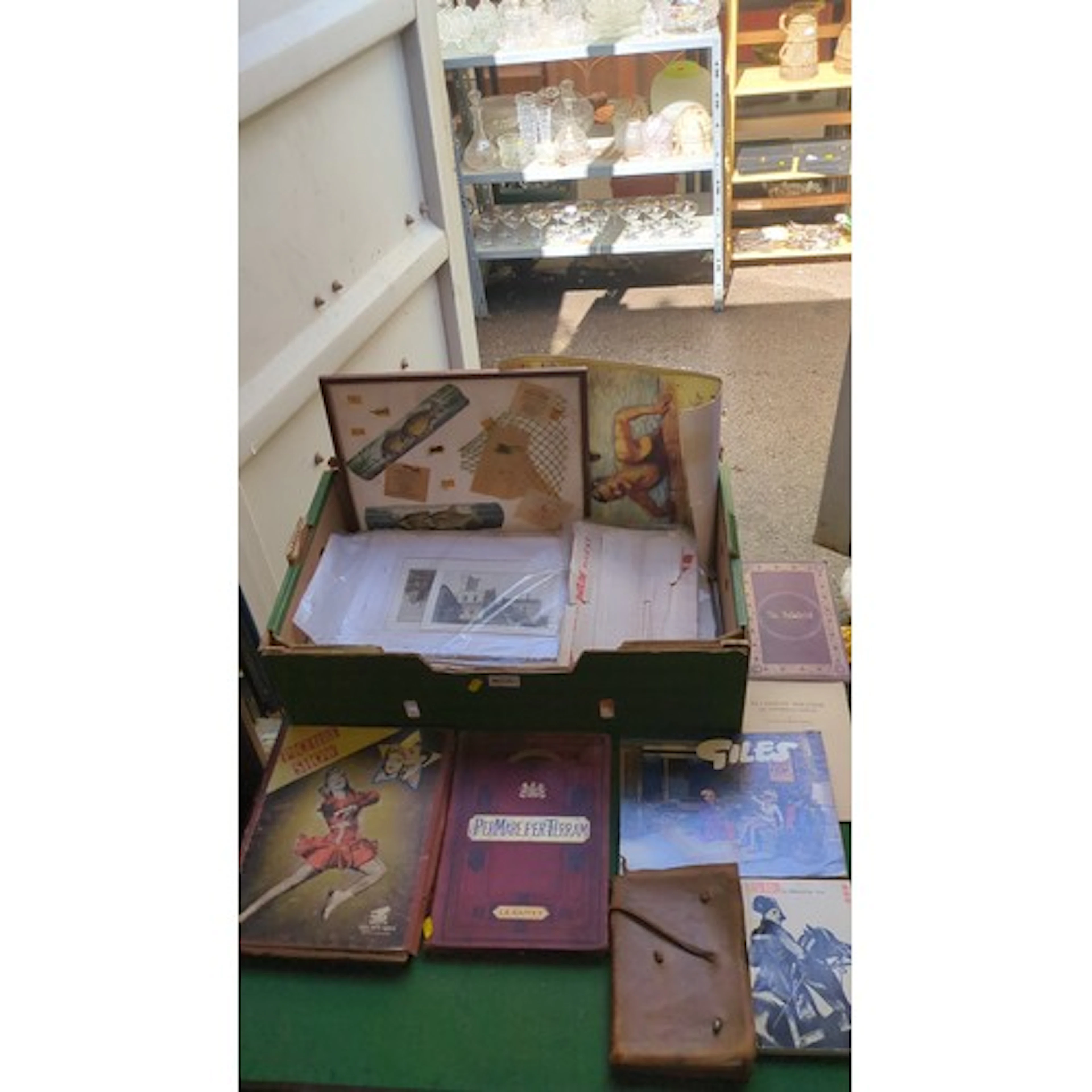 A mixed lot of British printed ephemera and books, including...