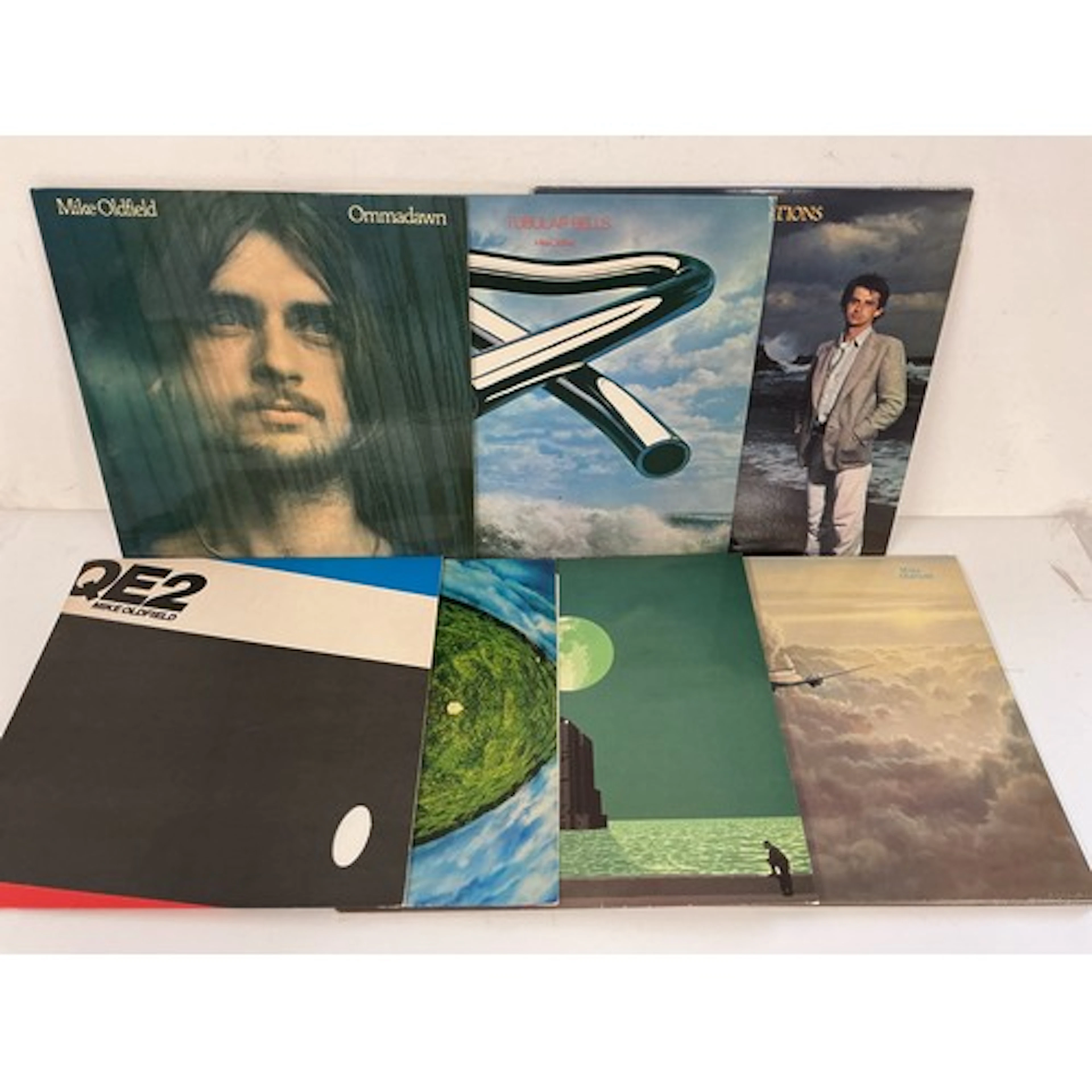 Fifteen Mike Oldfield LPs comprising Ommadawn, Tubular Bells...