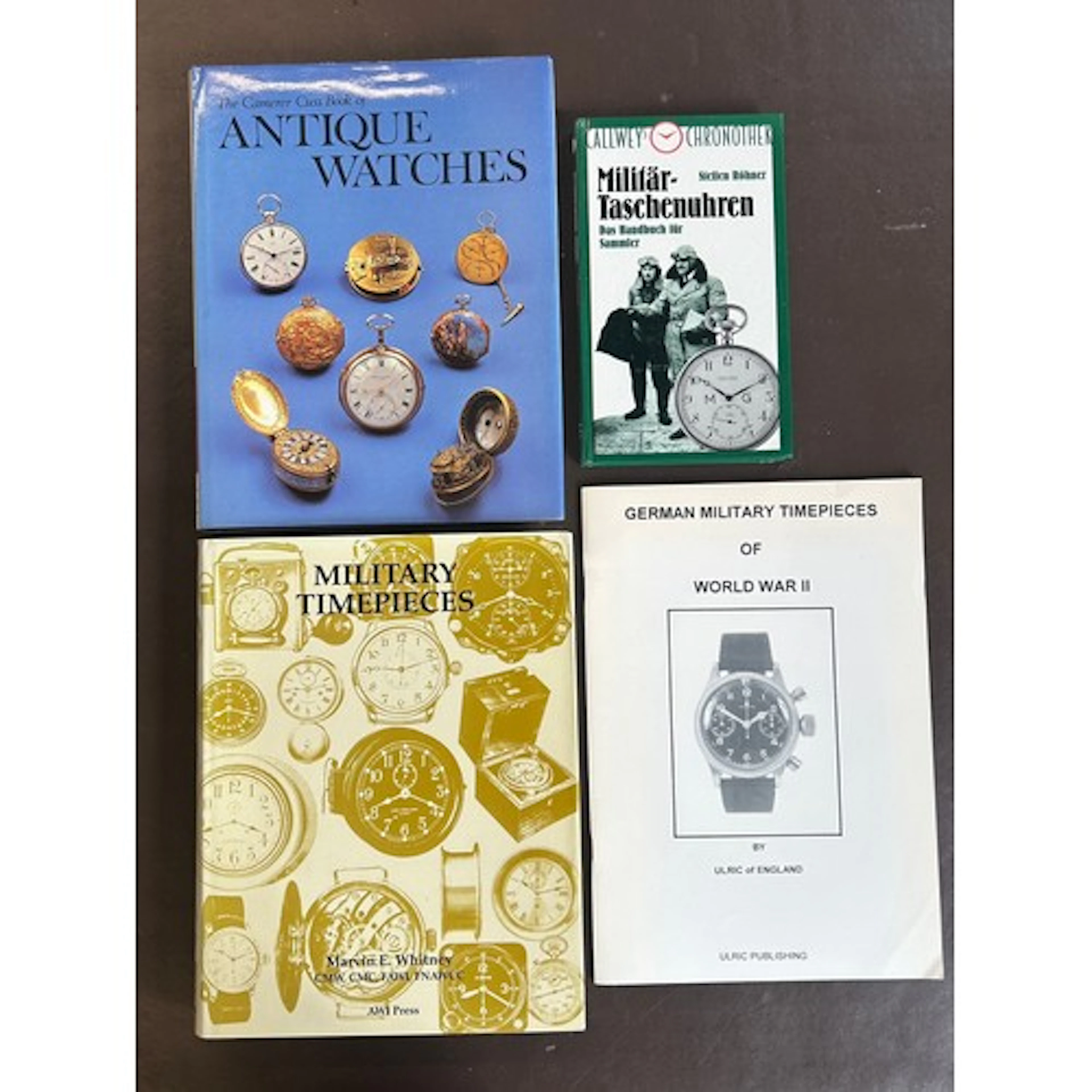 4 titles relating to horology comprising The Camerer Cuss Bo...
