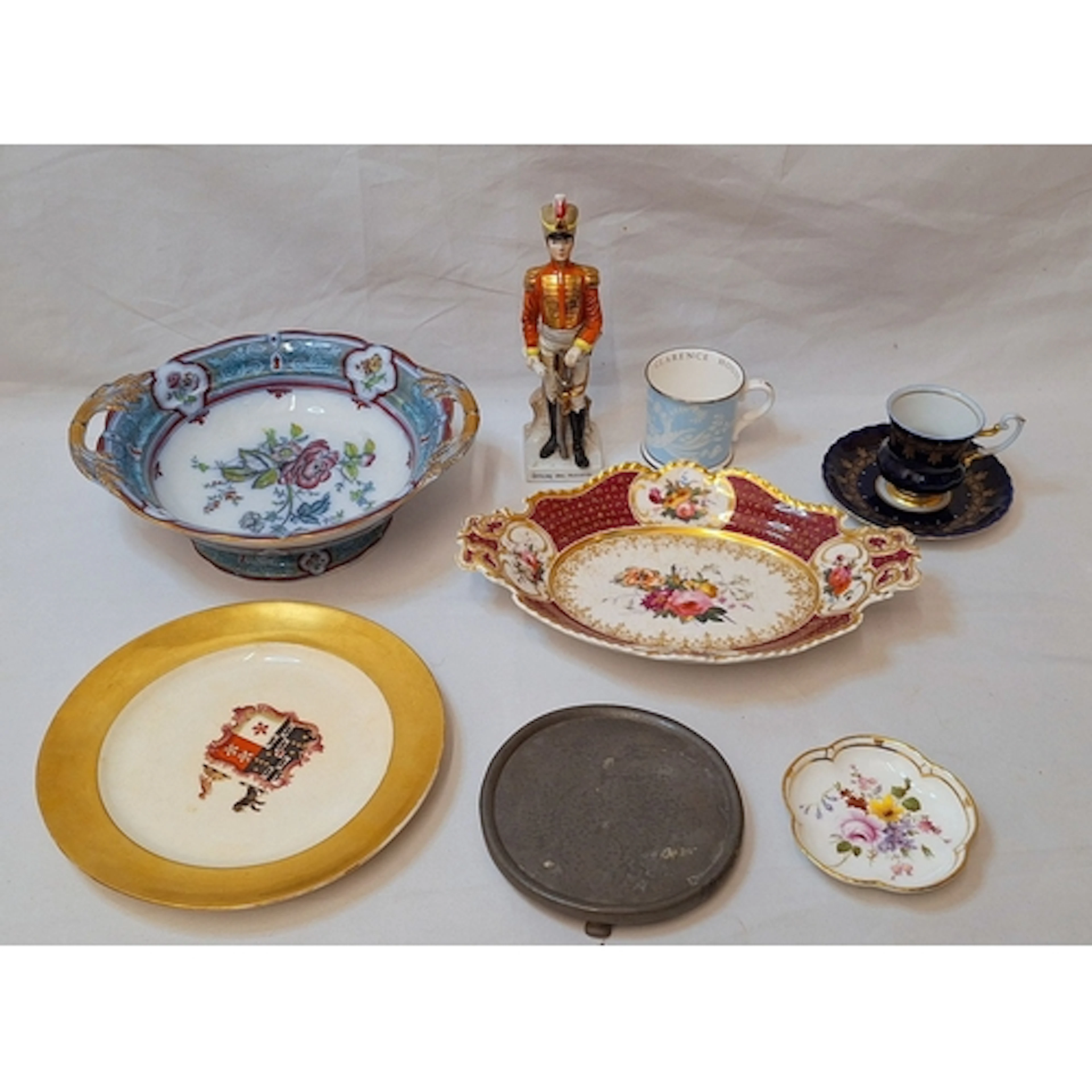 Antique Grosvenor Double Handled Serving Bowl, Samson armori...