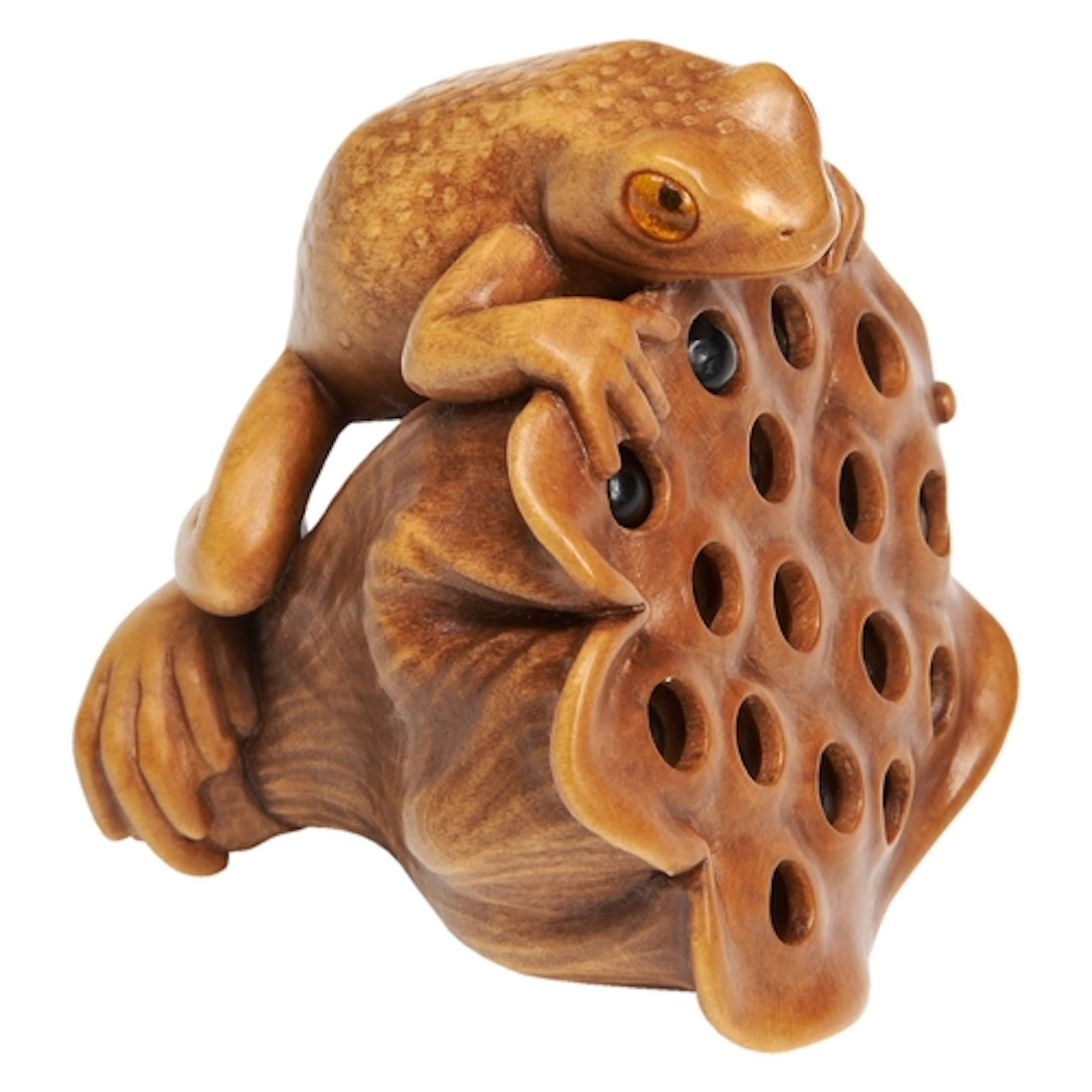 SUSAN WRAIGHT (BRITISH, B.1955) FROG ON A LOTUS POD, 1997 Eu...