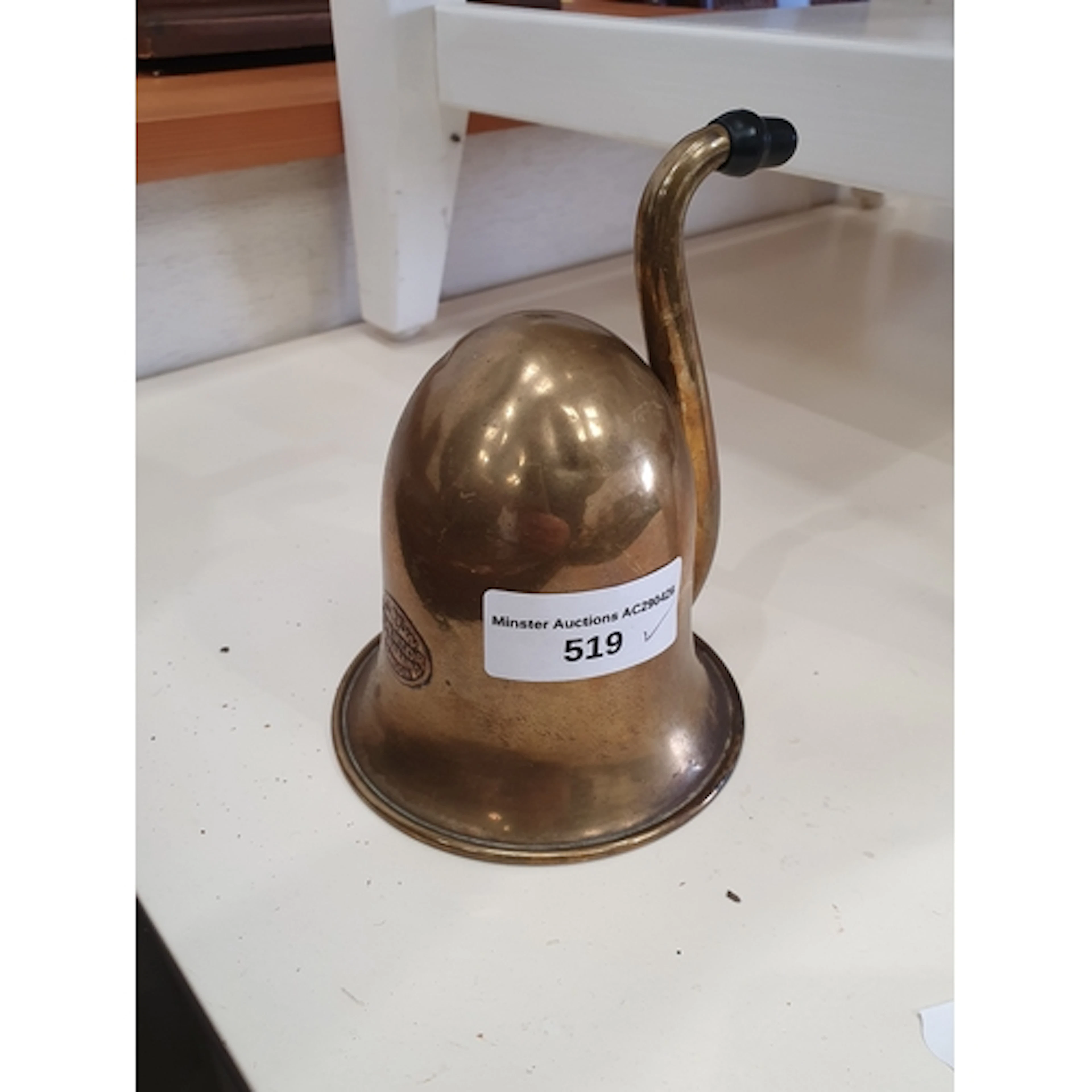 An antique brass Ear Trumpet, 5 1/2in H, (R6)