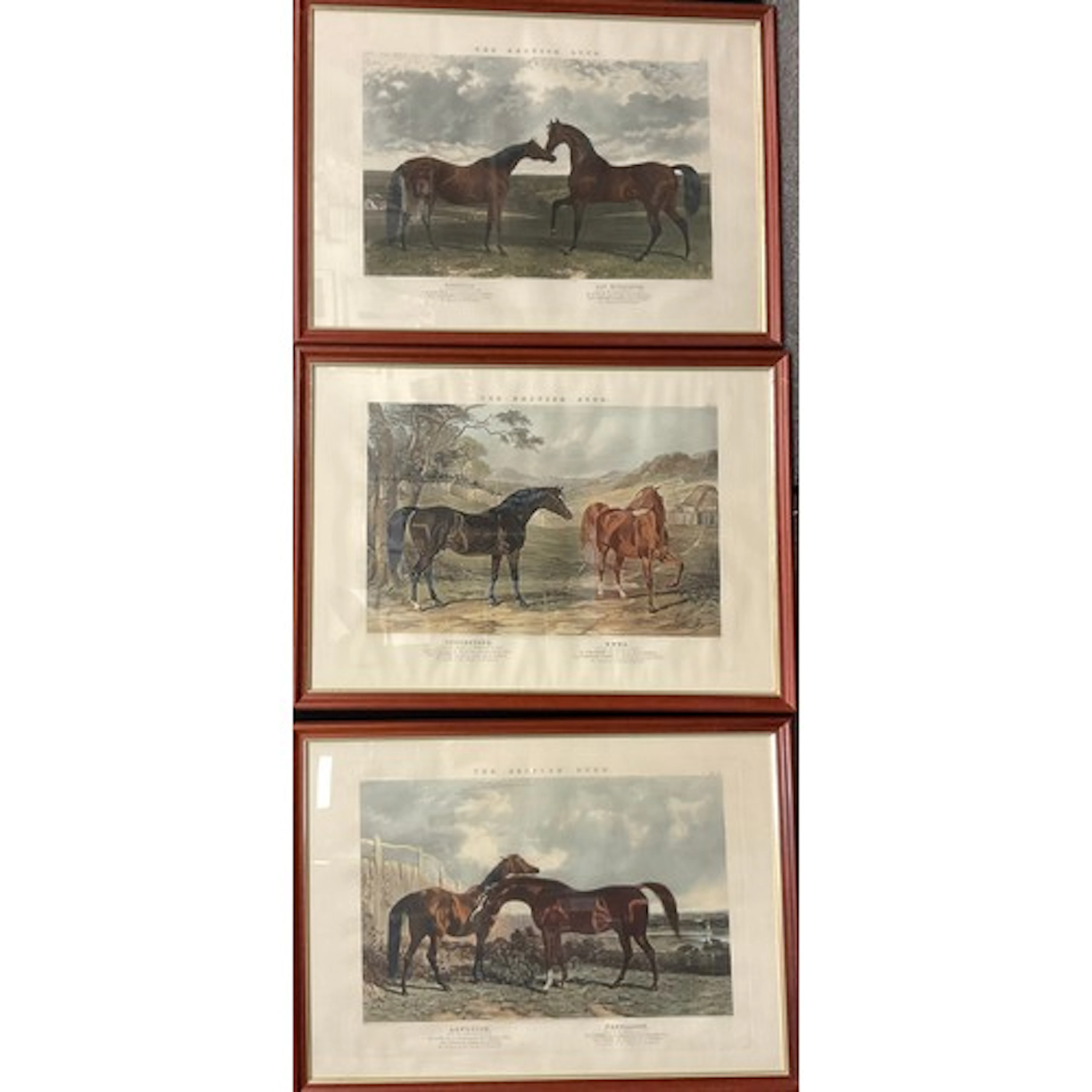 J Harris after J F Herring - The British Stud Series, set of...