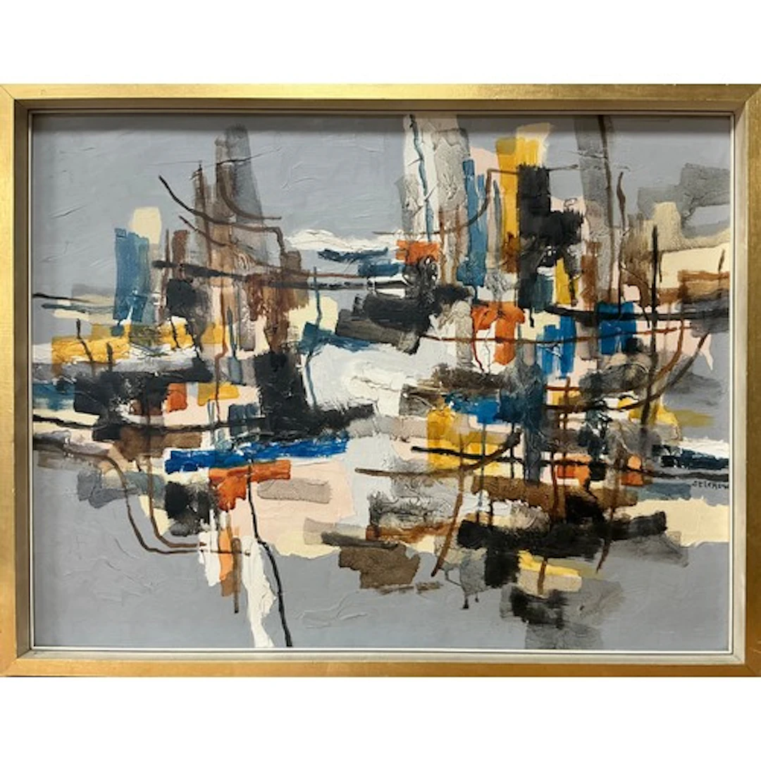 Roger Hoffman Selchow (1911-1994) Abstract painting, TB10, ...