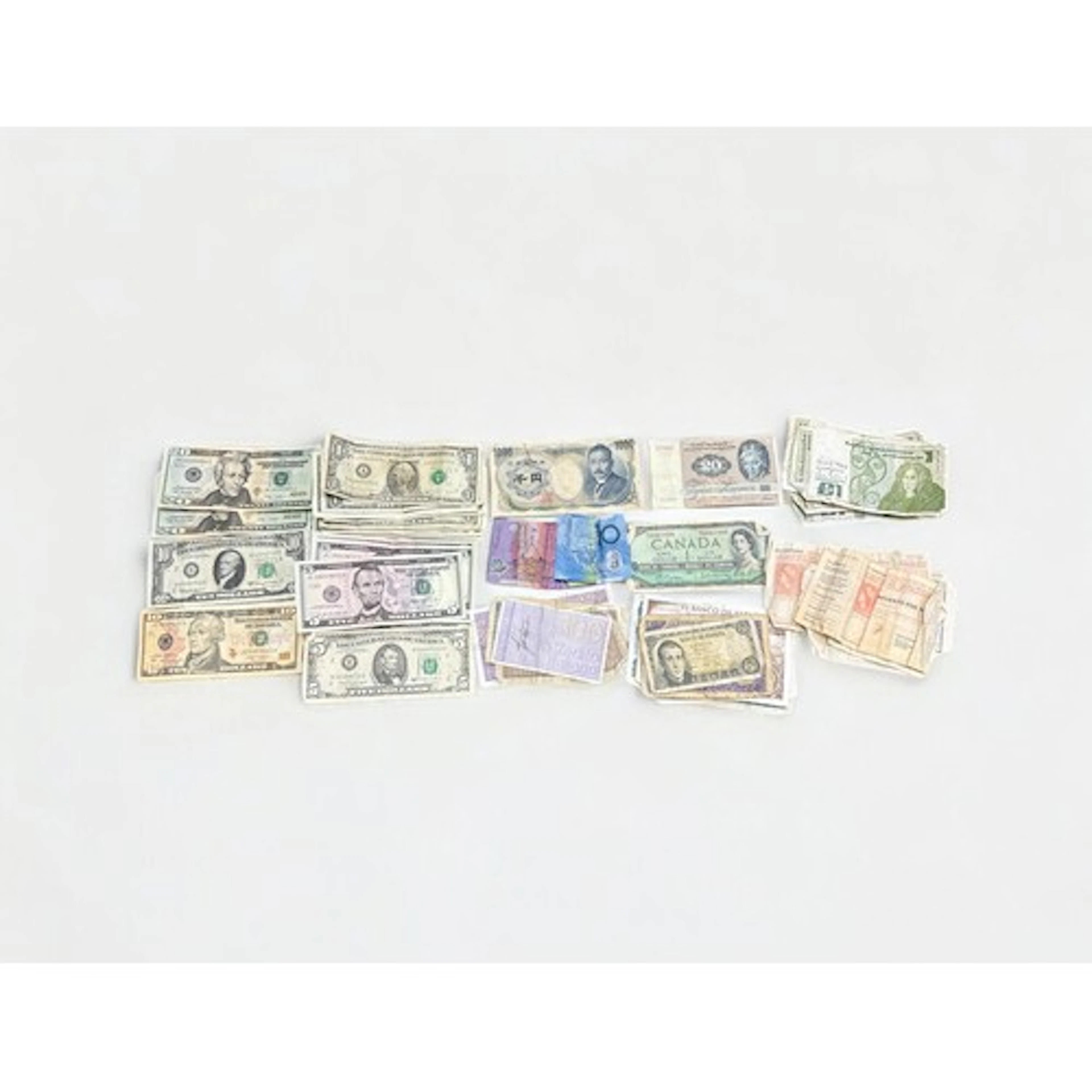 Mixed Selection of Foreign Banknotes including Danish Kroner...