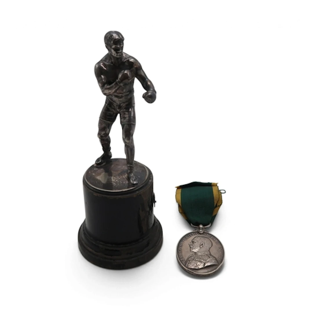A George V Territorial Efficiency Medal, named to 635 Cpl. D...