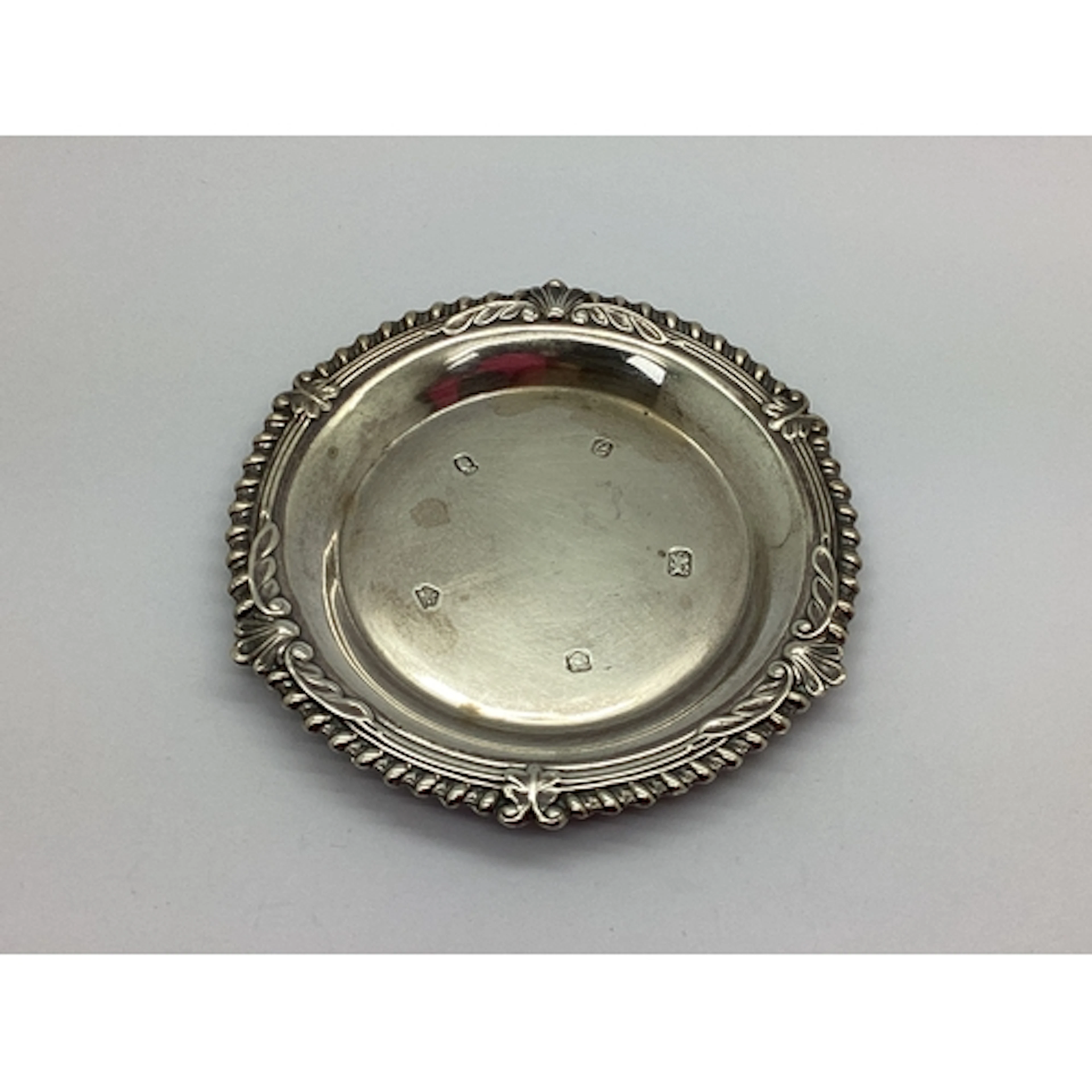 A Hallmarked Silver Trinket / Pin Dish, JNL, Sheffield 1977,...
