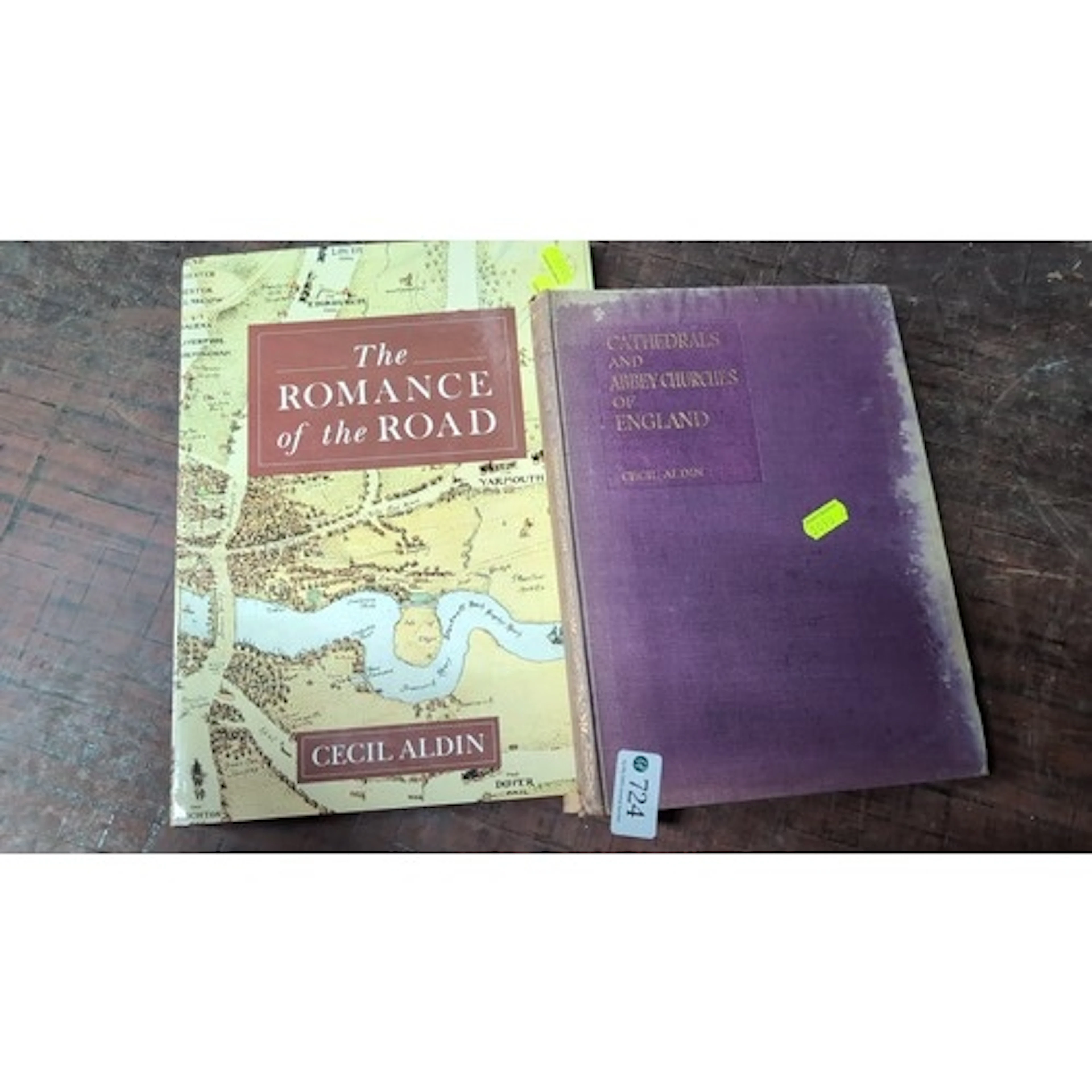 Two reference volumes by Cecil Aldin: The Romance of the Roa...