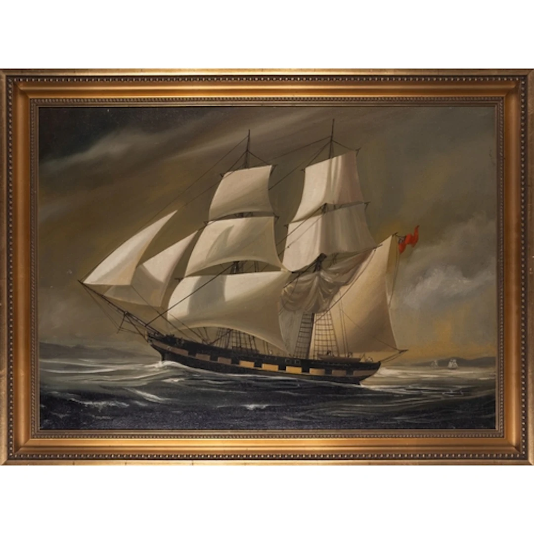 20th Century in the 19th Century manner - Study of a clipper...