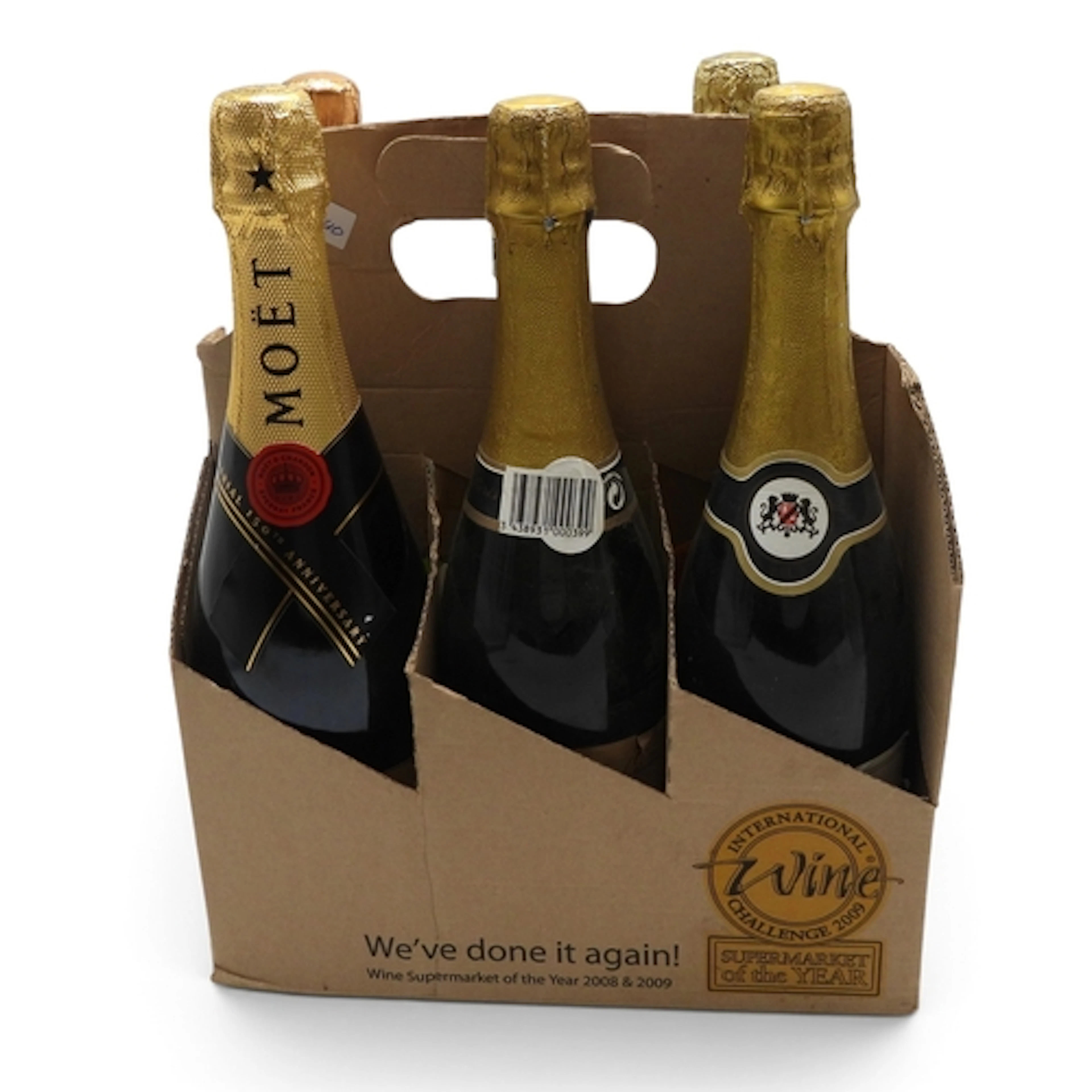 SPARKLING WINE- Six bottles to include MOET & CHAND...